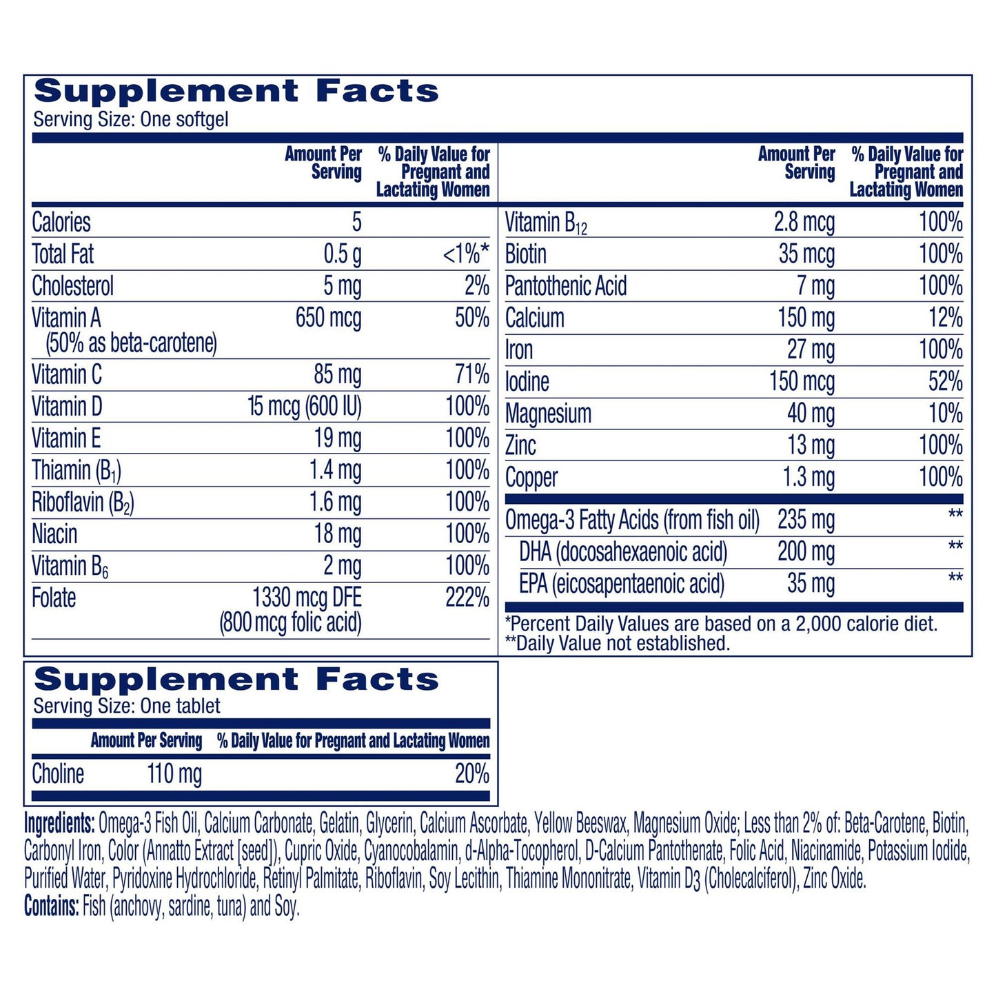 One A Day® Prenatal Vitamin Supplement Softgel 60 per Bottle (1229943_BT)