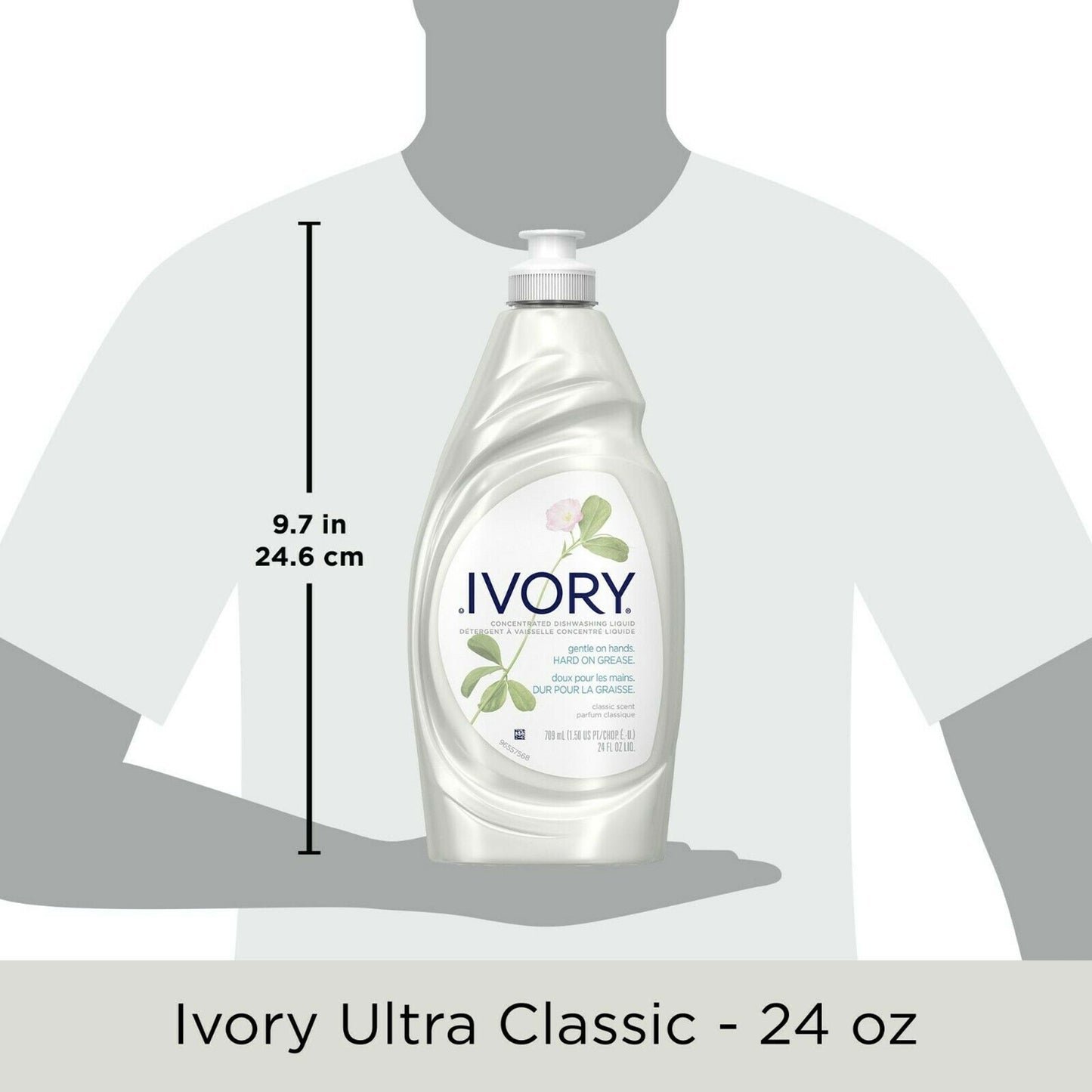 Ivory® Dish Detergent 24 oz. Bottle Liquid Classic Scent (740146_CS)