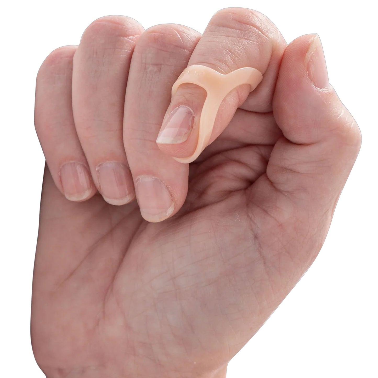 Oval-8® Finger Splint Adult Size 4 Pull-On Left or Right Hand Beige (890213_EA)