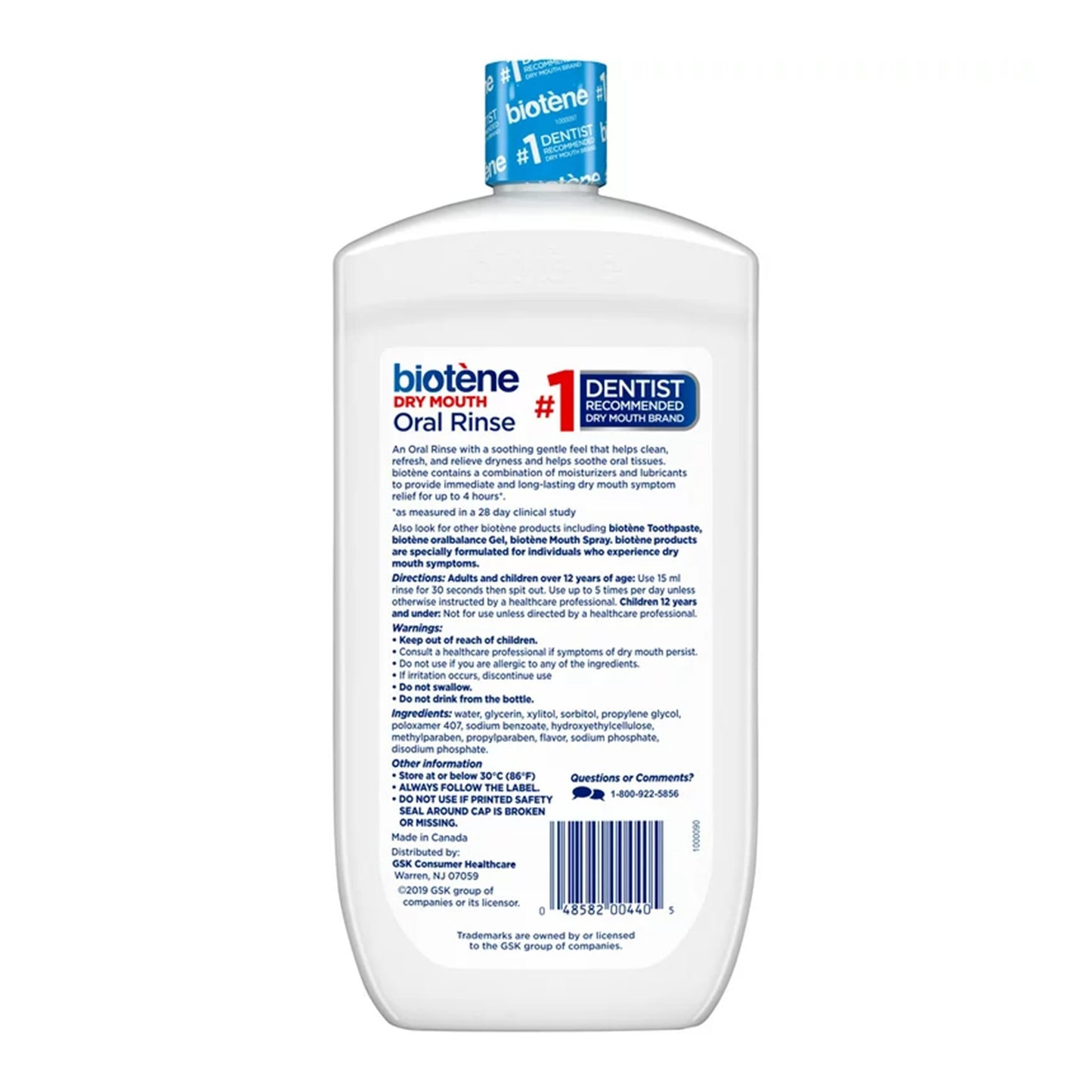 Biotene® Mouth Moisturizer 33.8 oz. Liquid (1230521_EA)