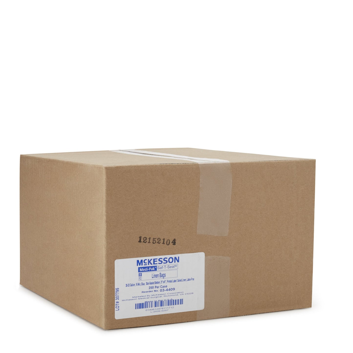 McKesson Soiled Linen Bag 30 to 33 gal. 31 X 41 Inch Disposable (185365_CS)
