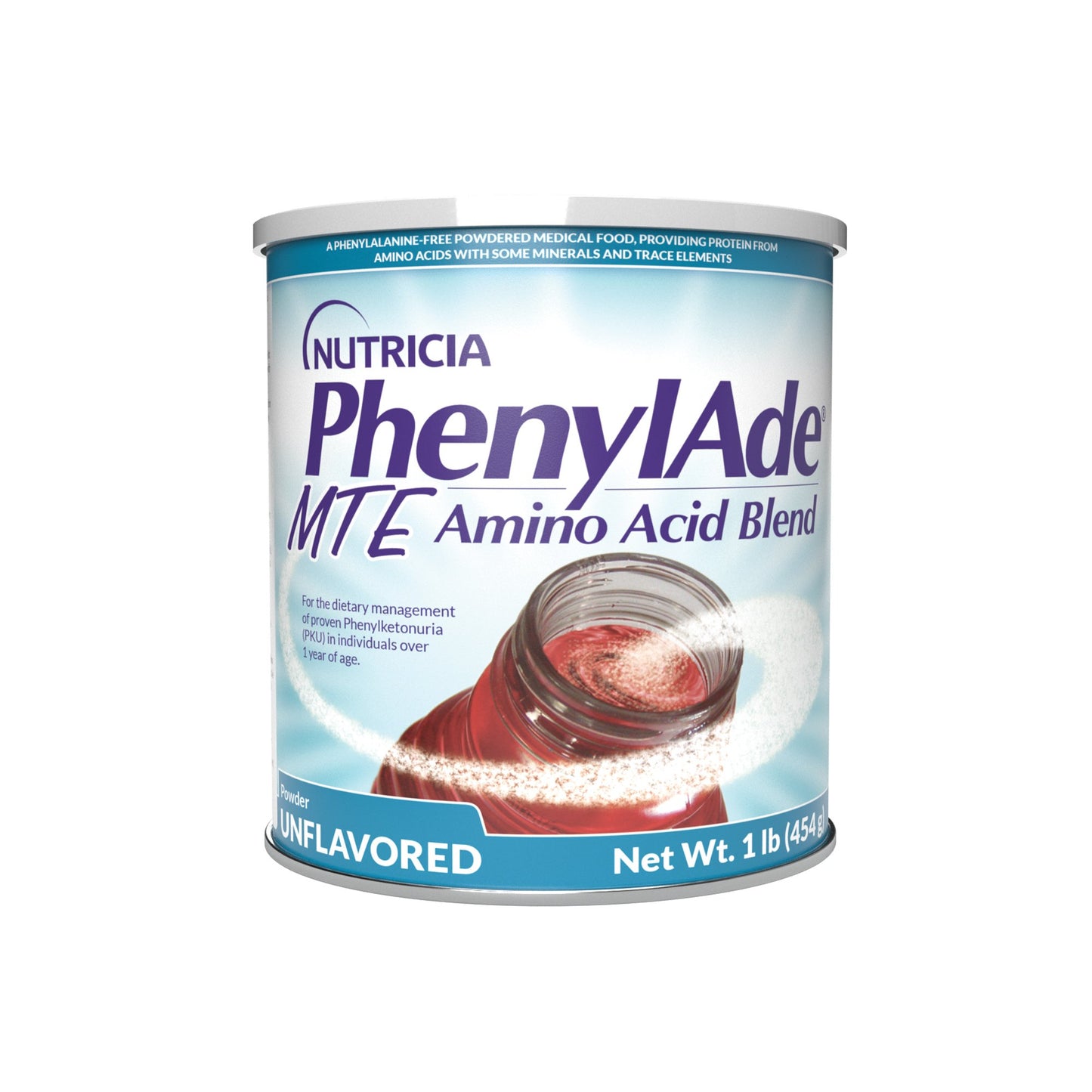 PhenylAde® MTE Amino Acid Blend Oral Supplement Unflavored Powder 16 oz. / 454 Gram Canister (1262878_CS)