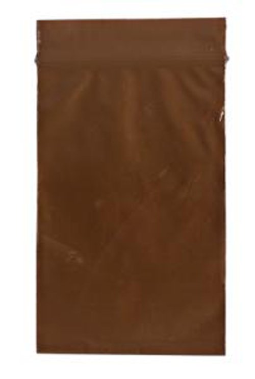 ASP Global LLC Reclosable UV Protection Bag 2 X 3 Inch Plastic Amber Zipper Closure (405312_PK)