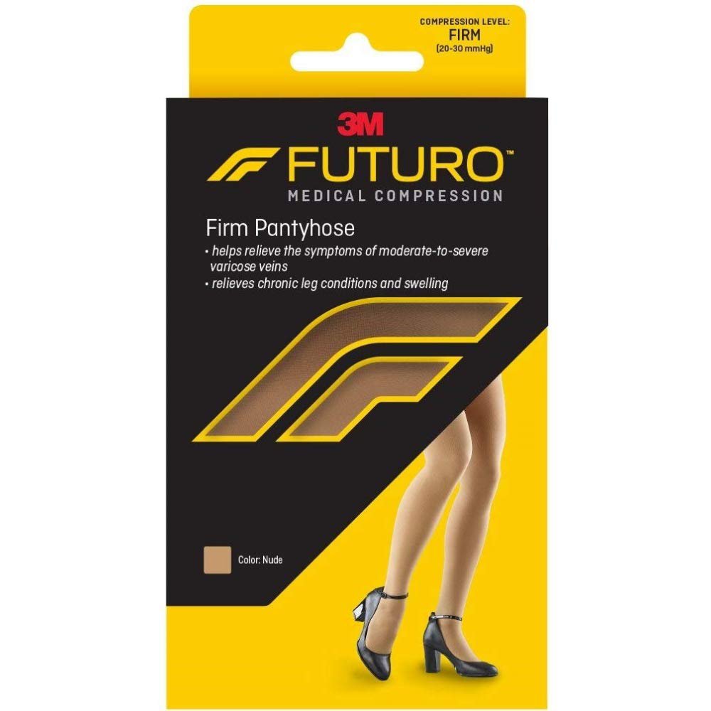 3M™ Futuro™ Compression Pantyhose Waist High Large Nude Closed Toe (1084264_BX)