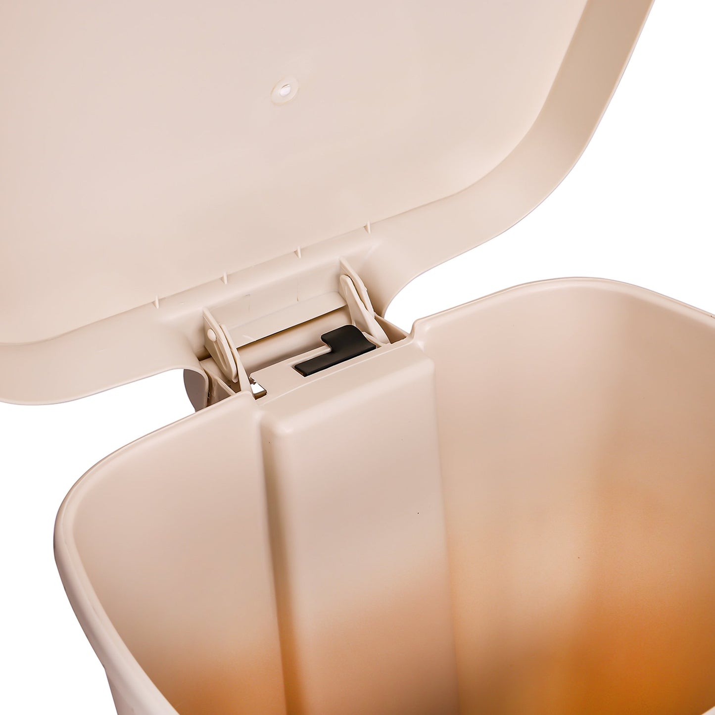 McKesson Trash Can 52 Quart / 13 gal. Beige Plastic Rectangular (1223704_CS)