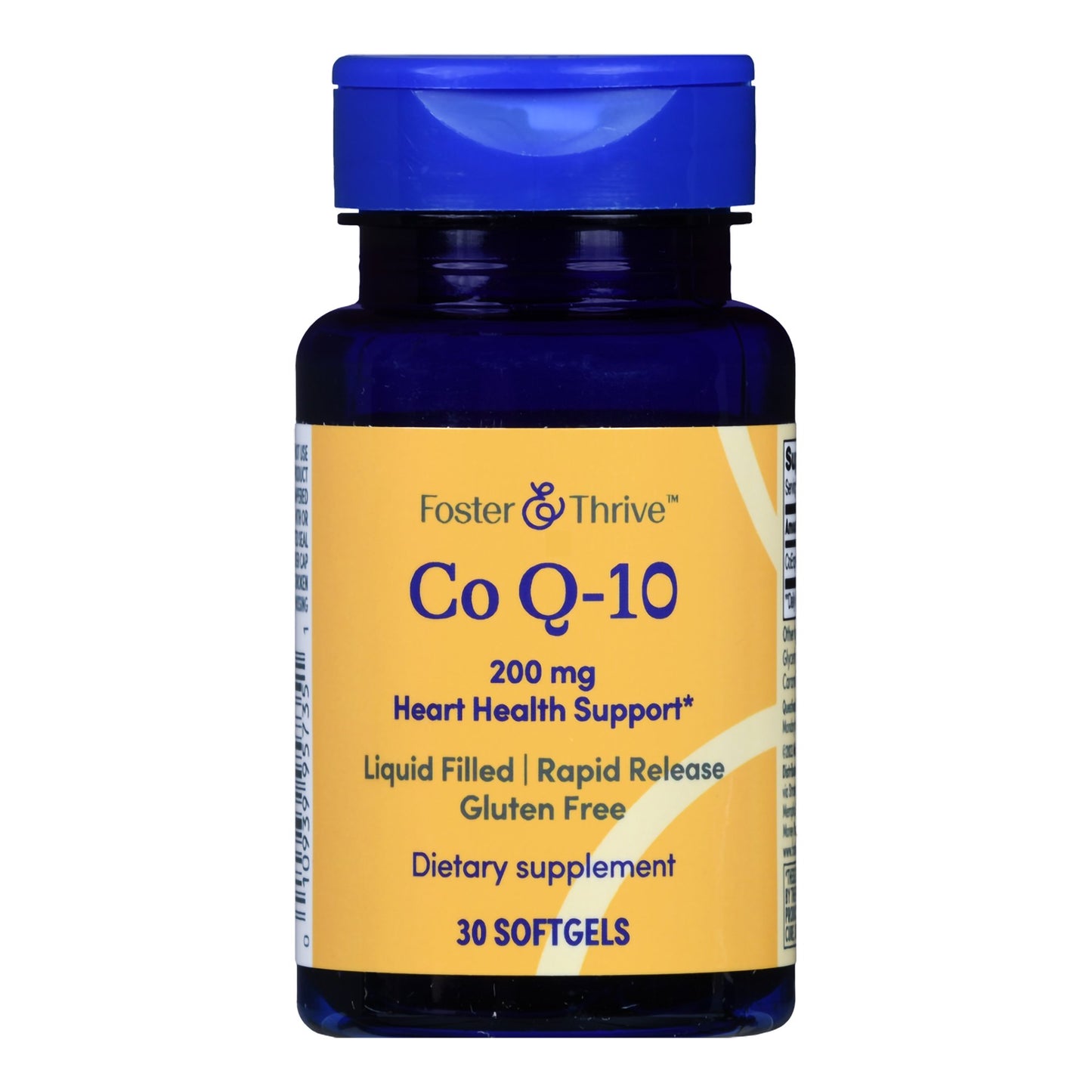 Foster & Thrive™ Vitamin Supplement Coenzyme Q-10 200 mg Strength Softgel 30 per Bottle (1238900_BT)