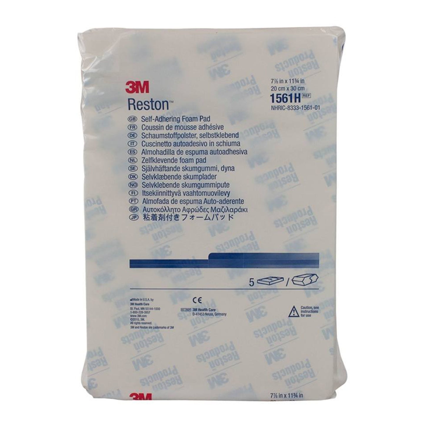 3M™ Reston™ Orthopedic Padding Adhesive 7.875 X 11.75 Inch Foam NonSterile (5789_EA)