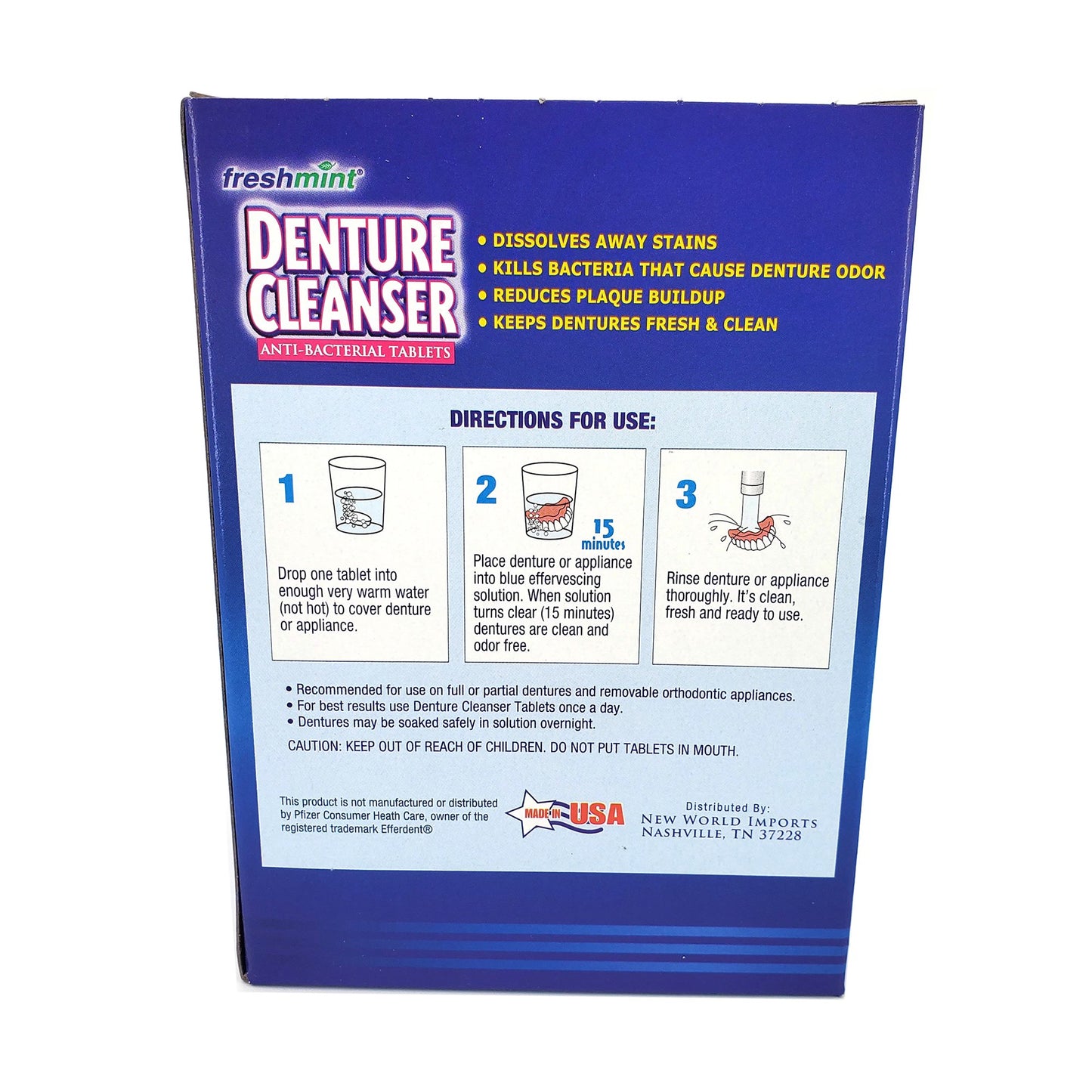 Freshmint® Denture Cleaner Mint Flavor (840178_CS)