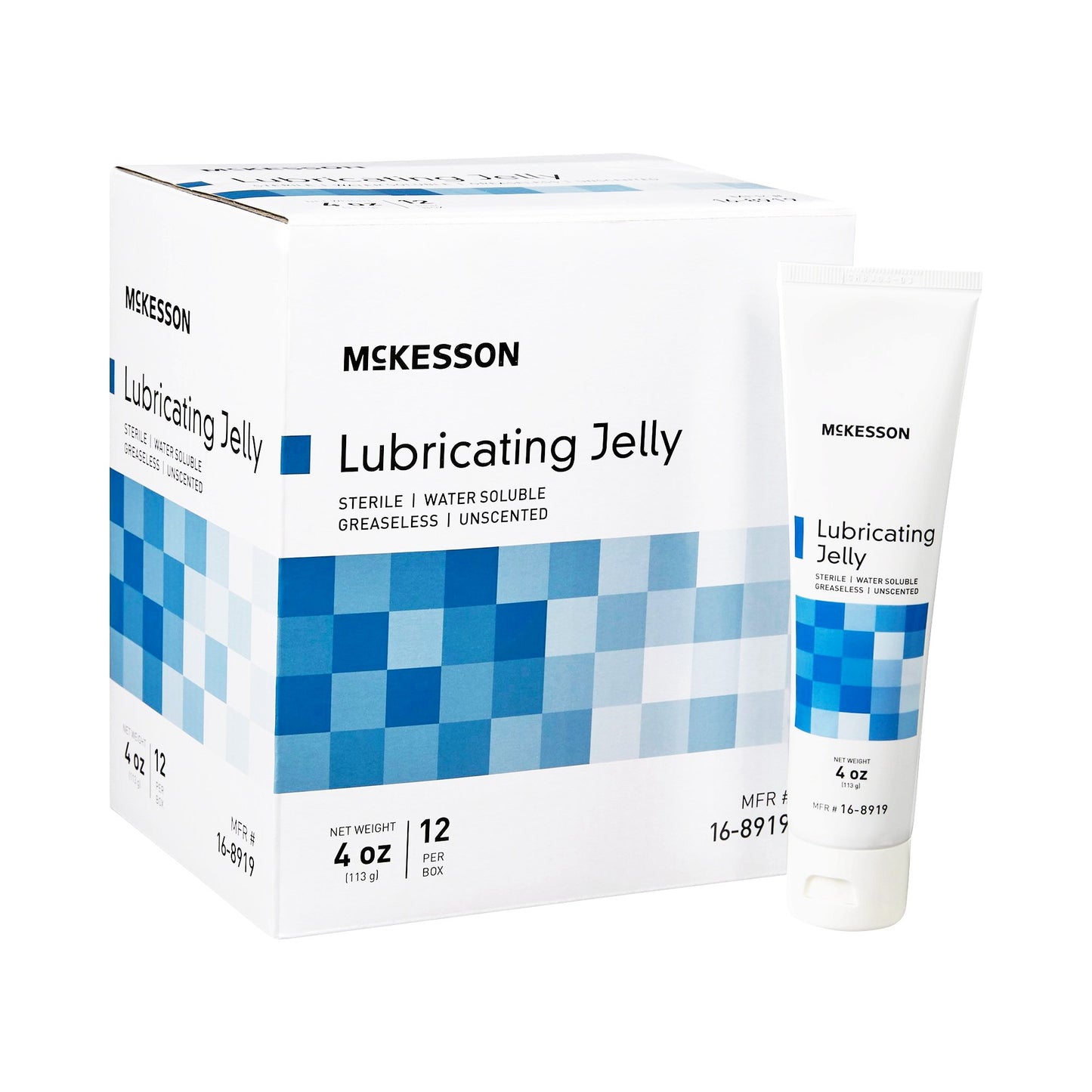 McKesson Lubricating Jelly 4 oz. Tube Sterile (1066700_BX)