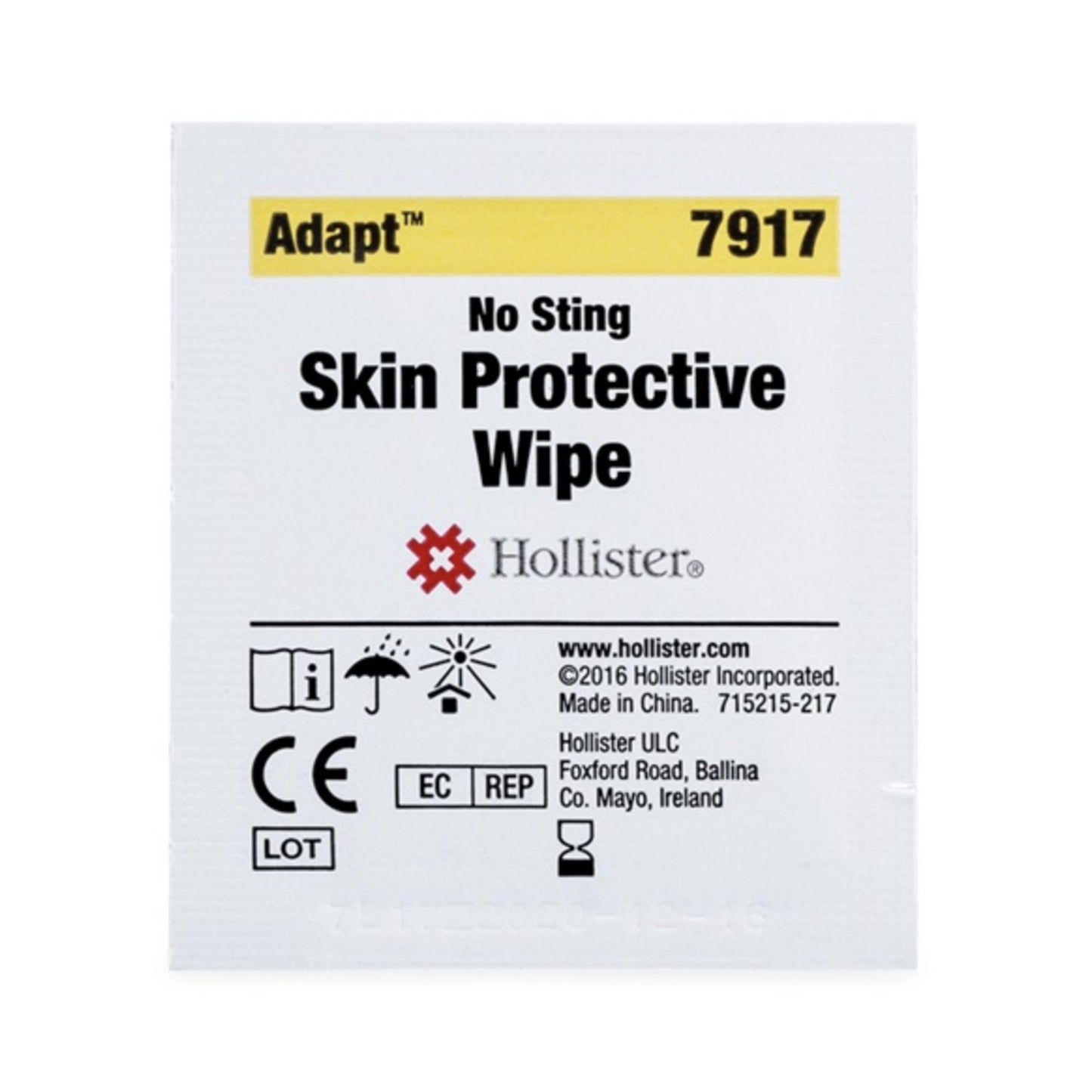 Adapt™ No Sting Skin Barrier Wipe 42% / 58% Strength Water / PVP / Butylene Glycol Individual Packet NonSterile (957425_BX)