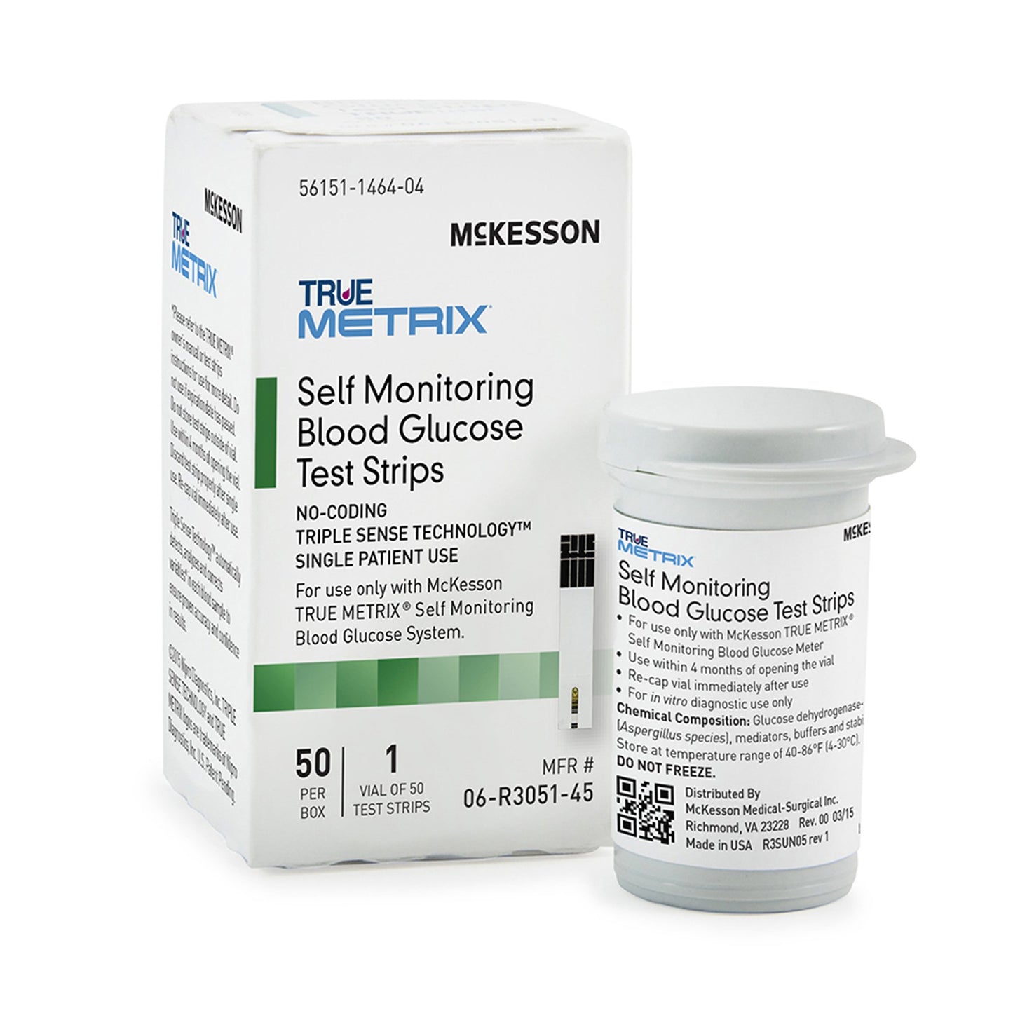 McKesson TRUE METRIX® Blood Glucose Test Strips 50 Strips per Pack (960300_CS)