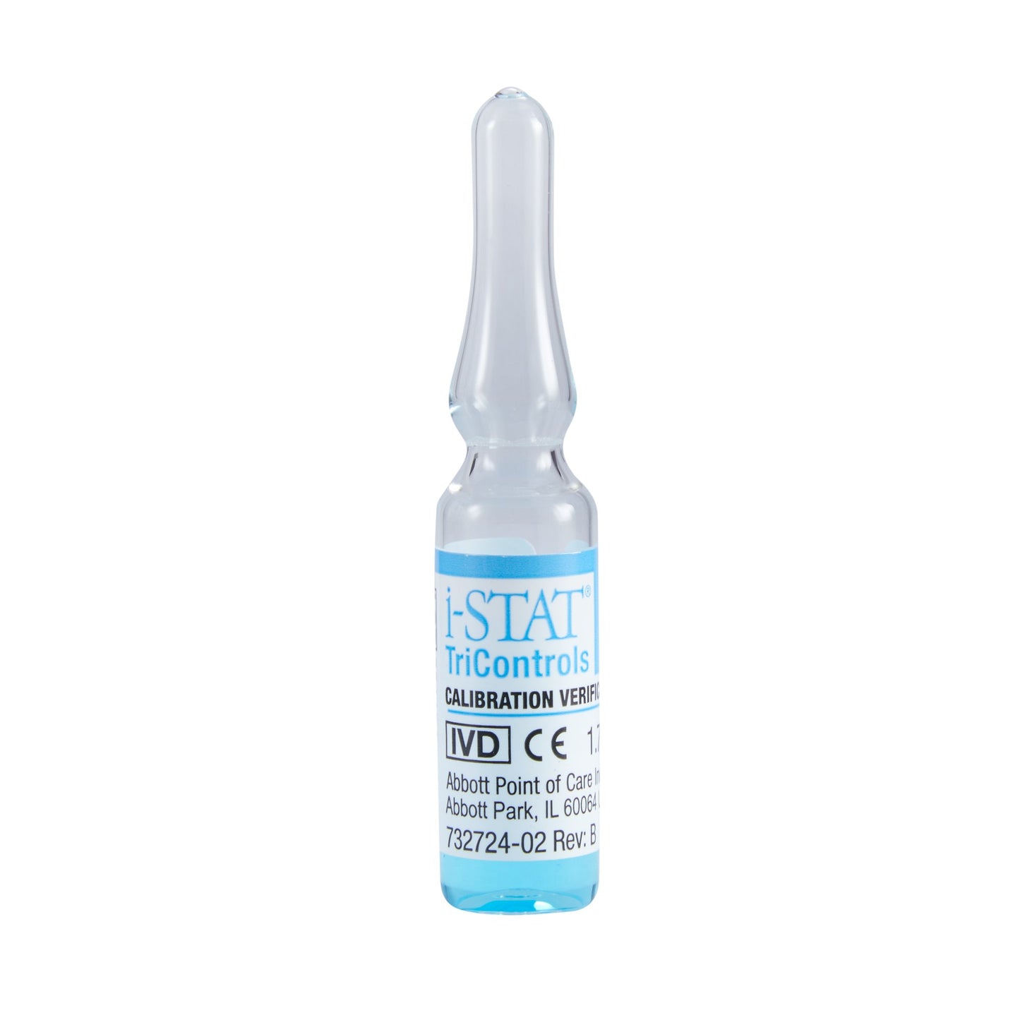 i-STAT® Tricontrols Calibration Verification Set Hematocrit, Blood Gases, Electrolytes, Chemistries 5 X 1.7 mL For iSTAT Point-of-Care Analyzers (810463_EA)