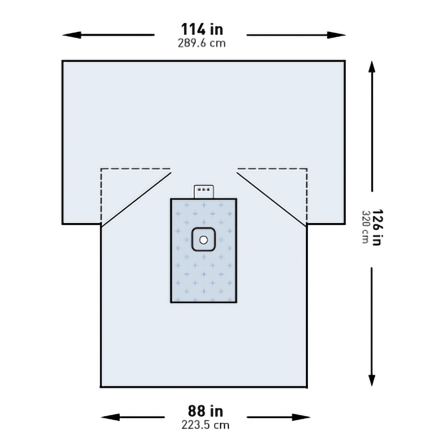 McKesson Orthopedic Drape Lower Extremity Drape 114 W X 88 W X 126 L Inch Sterile (1101272_CS)