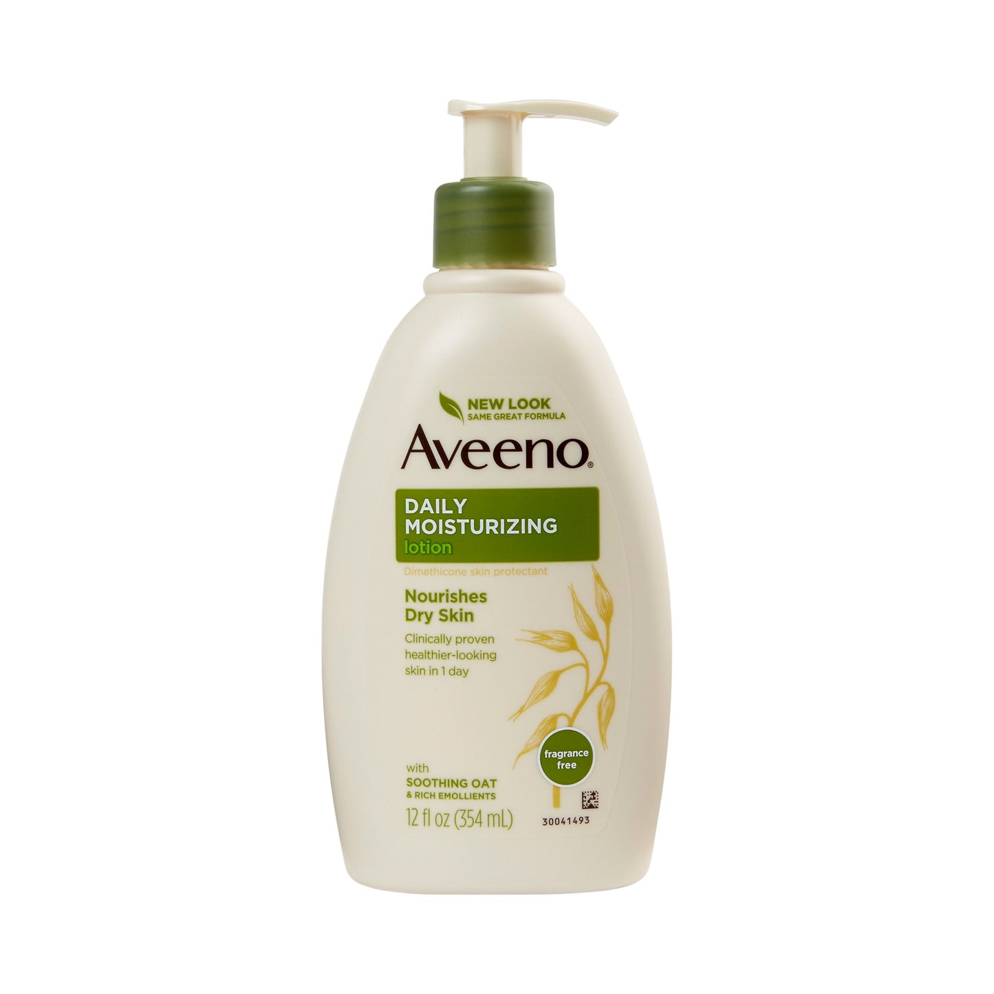 Aveeno® Hand and Body Moisturizer 12 oz. Pump Bottle Unscented Lotion (694993_CS)
