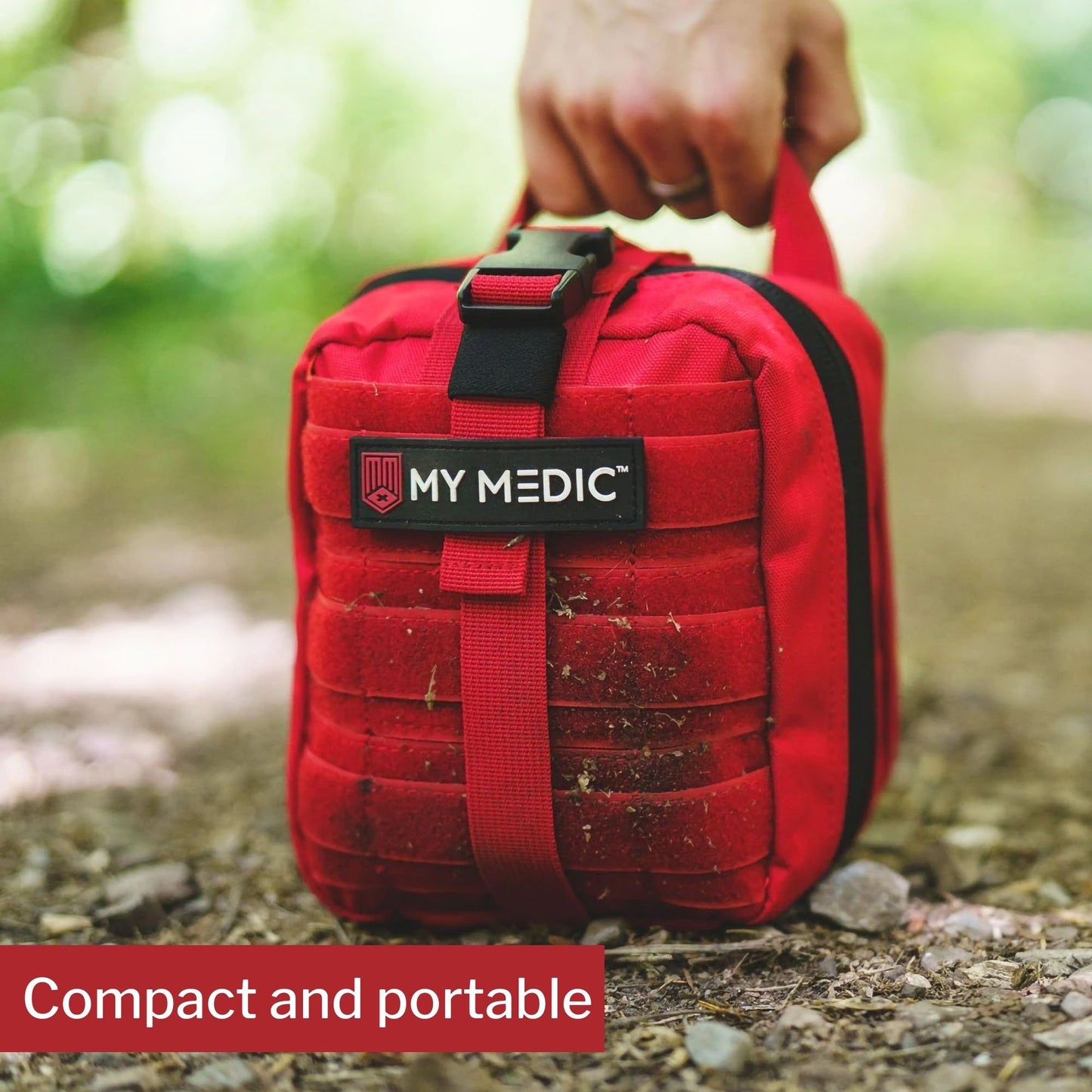 My Medic™ MYFAK Standard First Aid Kit Red Nylon Bag (1207714_EA)