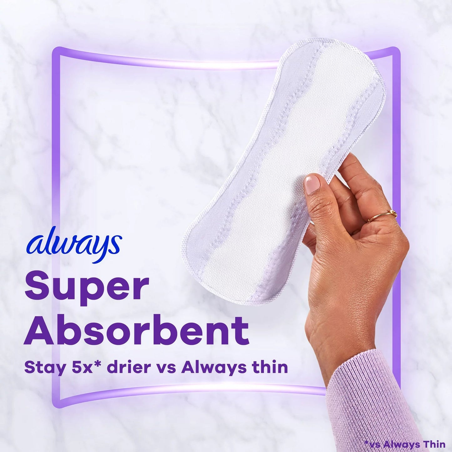 Always® Anti-Bunch XTra Protection Feminine Pad Regular Absorbency (1232988_BX)