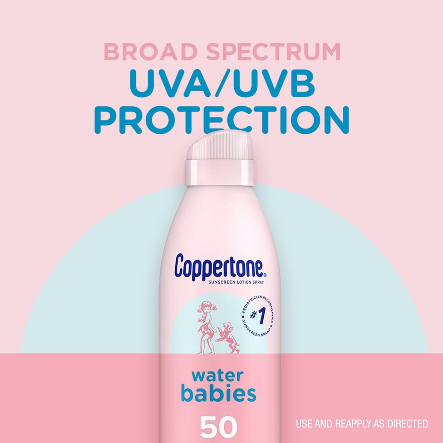 Coppertone® Water Babies Sunscreen SPF 50 Liquid 6 oz. Aerosol Can (1231876_EA)