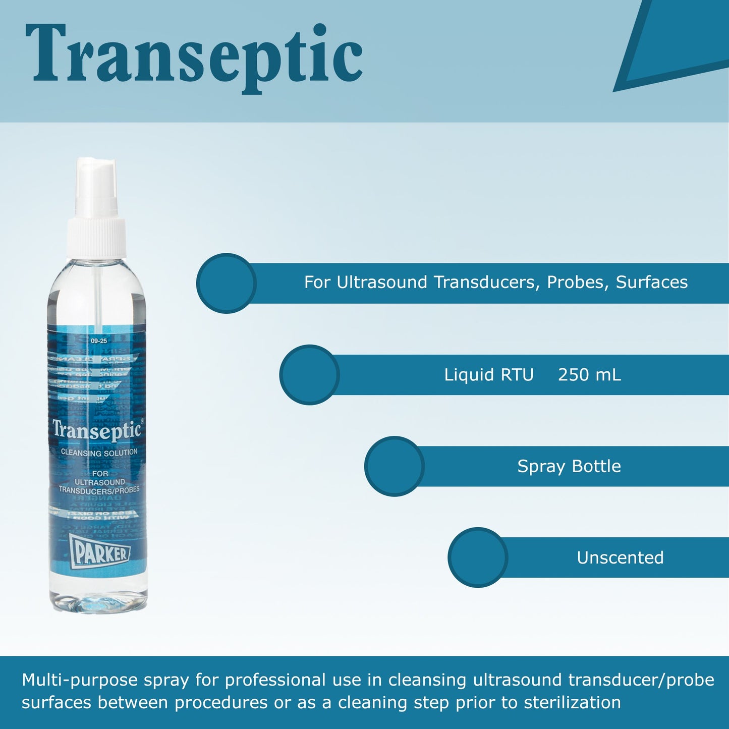 Transeptic® Surface Disinfectant Cleaner Pump Spray Liquid 8.5 oz. Bottle Alcohol Scent NonSterile (192560_CS)