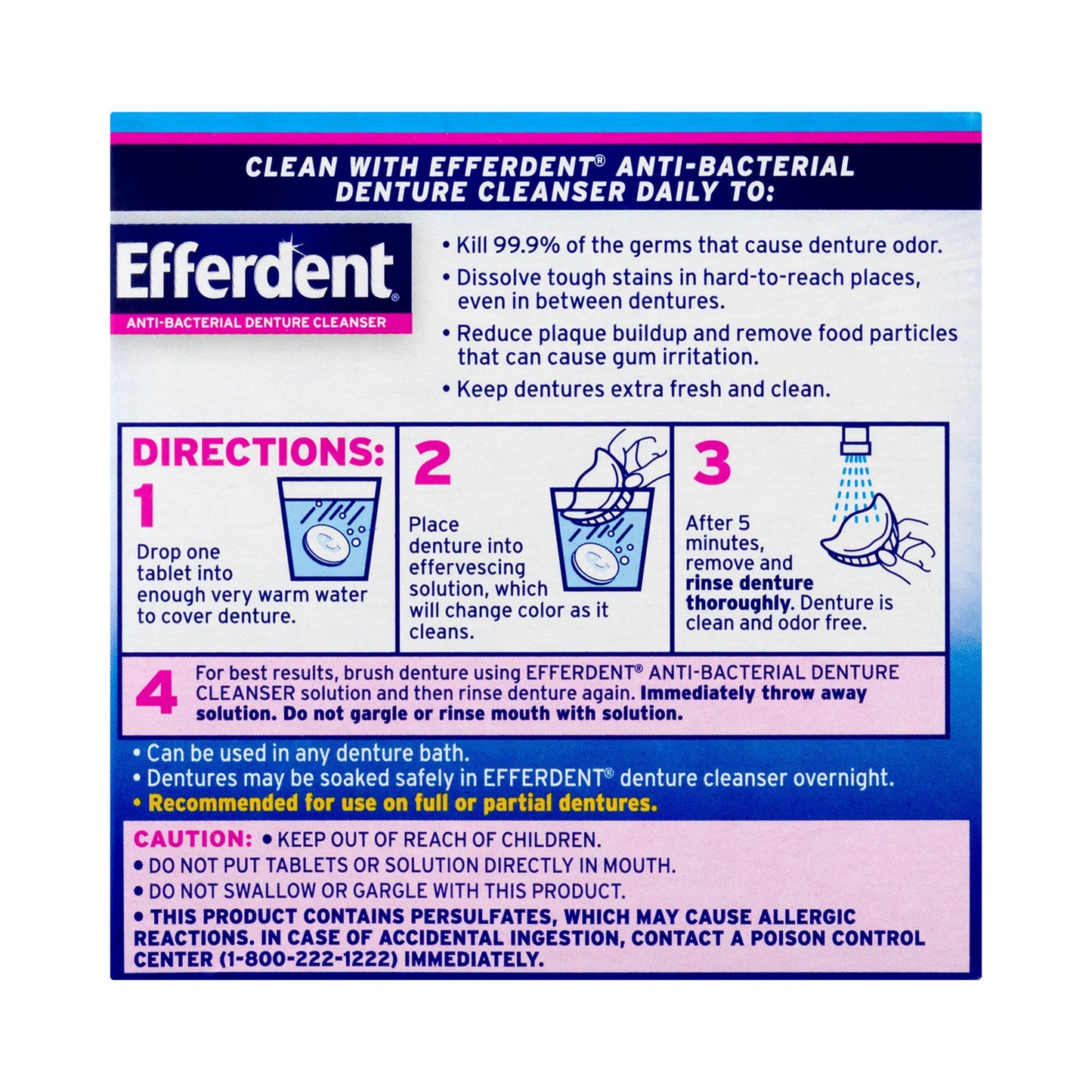Efferdent® Denture Cleaner Efferdent® (995747_BX)