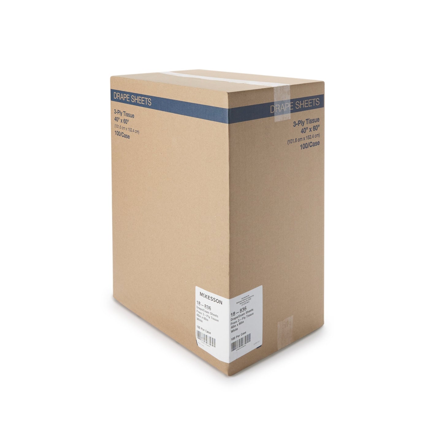 McKesson General Purpose Drape Physical Exam Drape 40 W X 60 L Inch NonSterile (40427_CS)