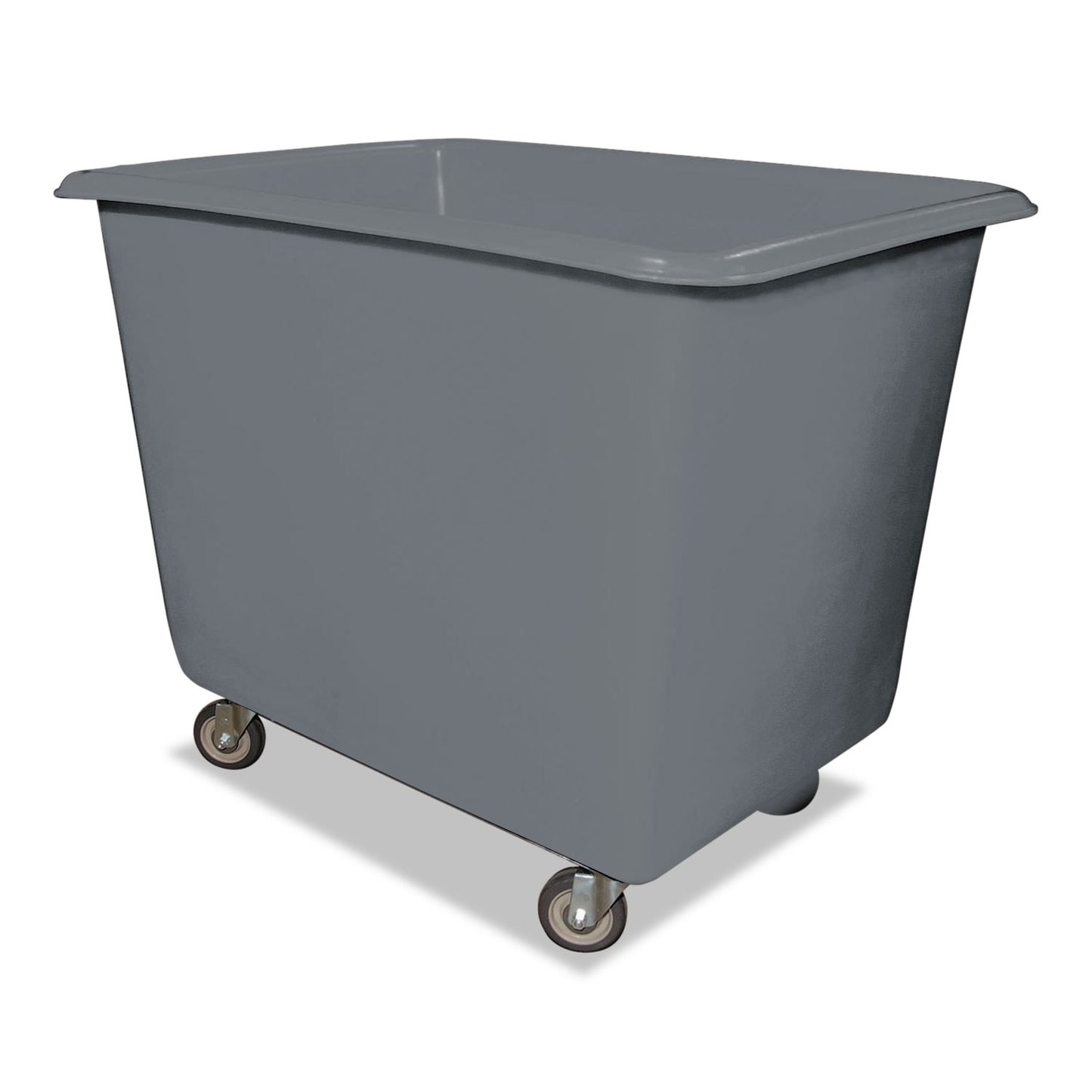 Royal Basket Trucks Poly Truck, (12-Bushel) 14.93 cu ft, Galvanized Steel/Polyethylene, Gray (RBTR12GRXPG4UN)