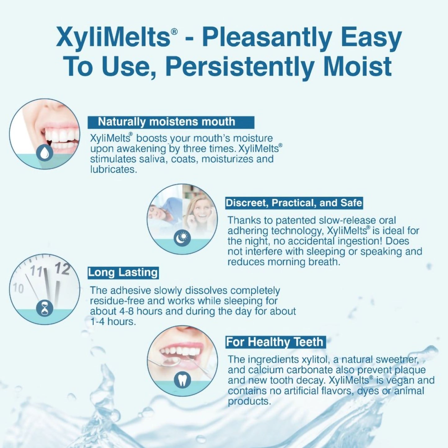 XyliMelts® Mouth Moisturizer 40 per Pack Melt (1231549_CT)