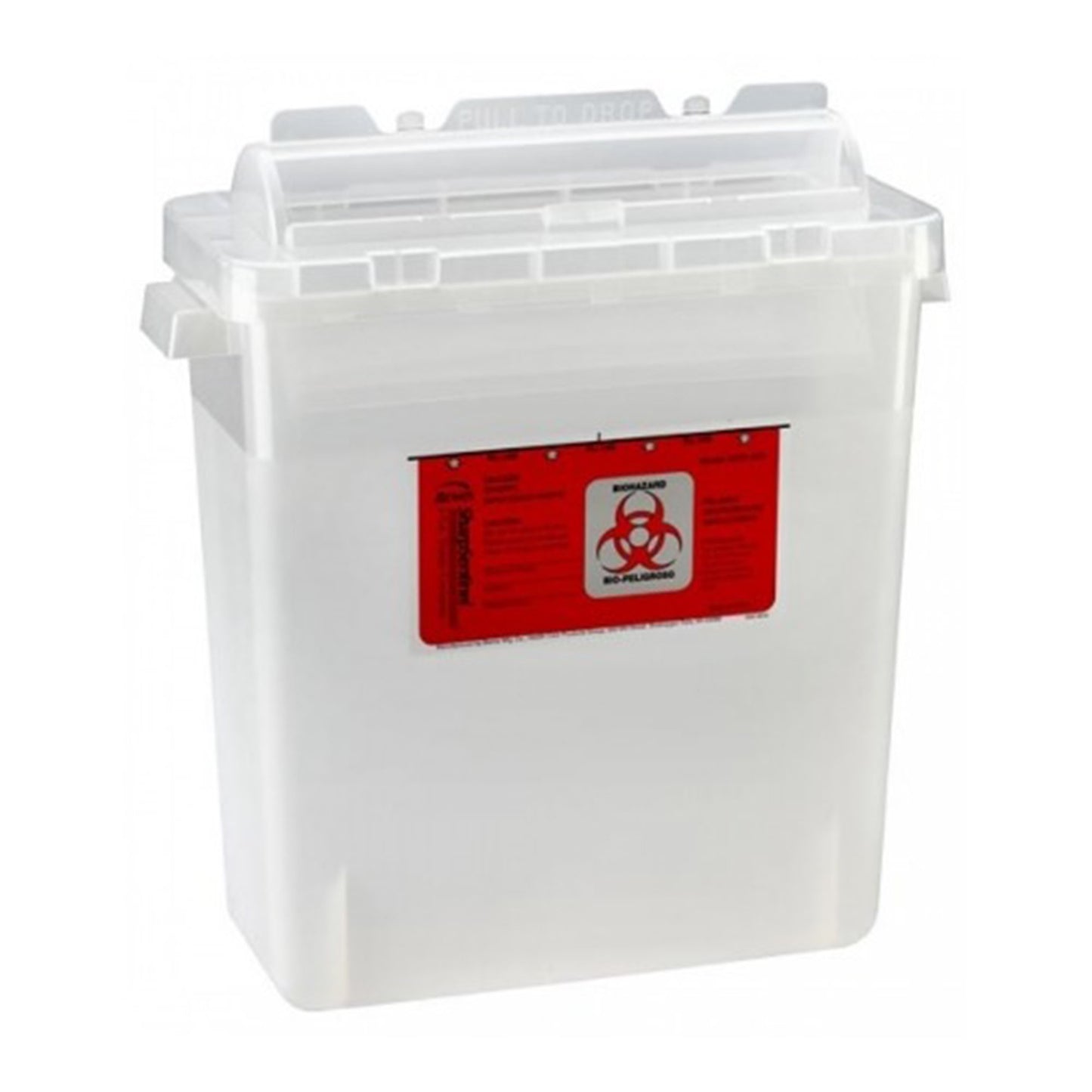 Bemis™ Sentinel Sharps Container Translucent Base 10 H X 5-1/4 W X 11 D Inch Horizontal Entry 1.25 Gallon (298929_CS)