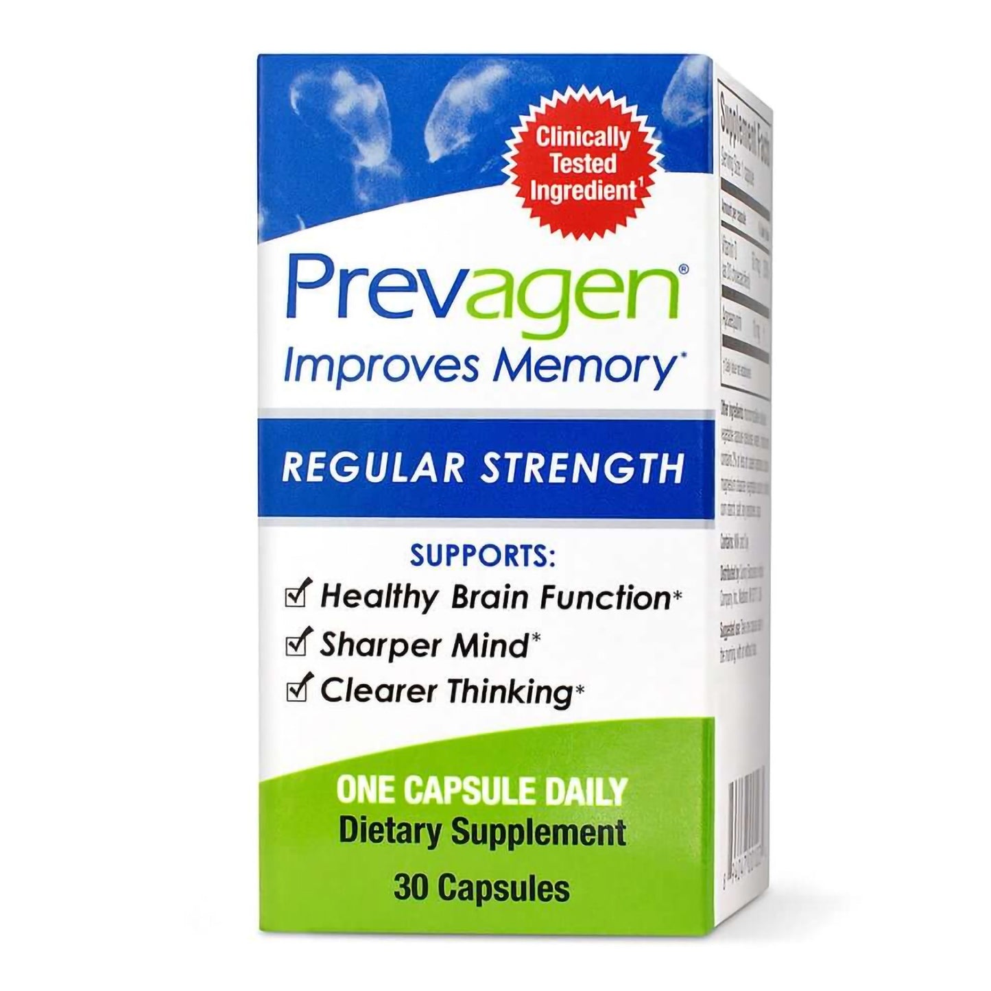 Prevagen® Brain Health Supplement Vitamin D / Apoaequorin 50 mcg - 10 mg Strength Capsule 30 per Bottle (1232014_BT)