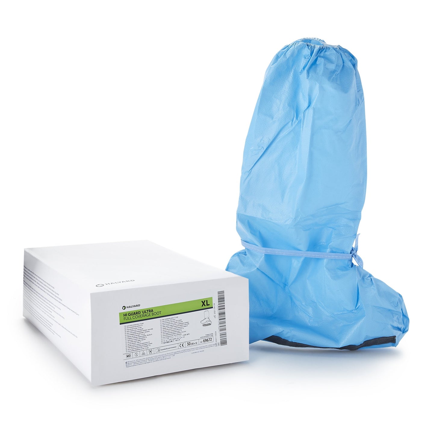 Hi Guard® Boot Cover X-Large Knee High Nonskid Sole Blue NonSterile (221999_CS)