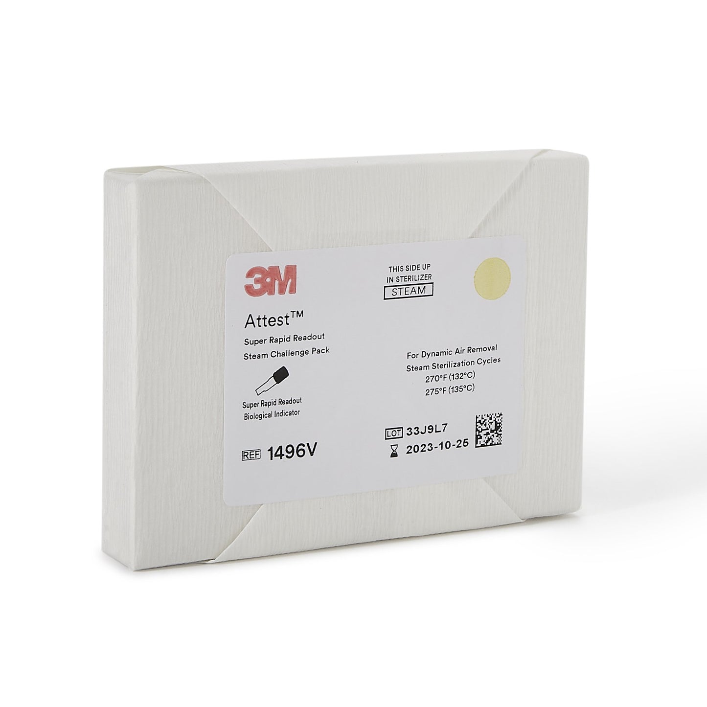 Attest™ Super Rapid Readout Sterilization Indicator Challenge Pack Steam (852222_CS)
