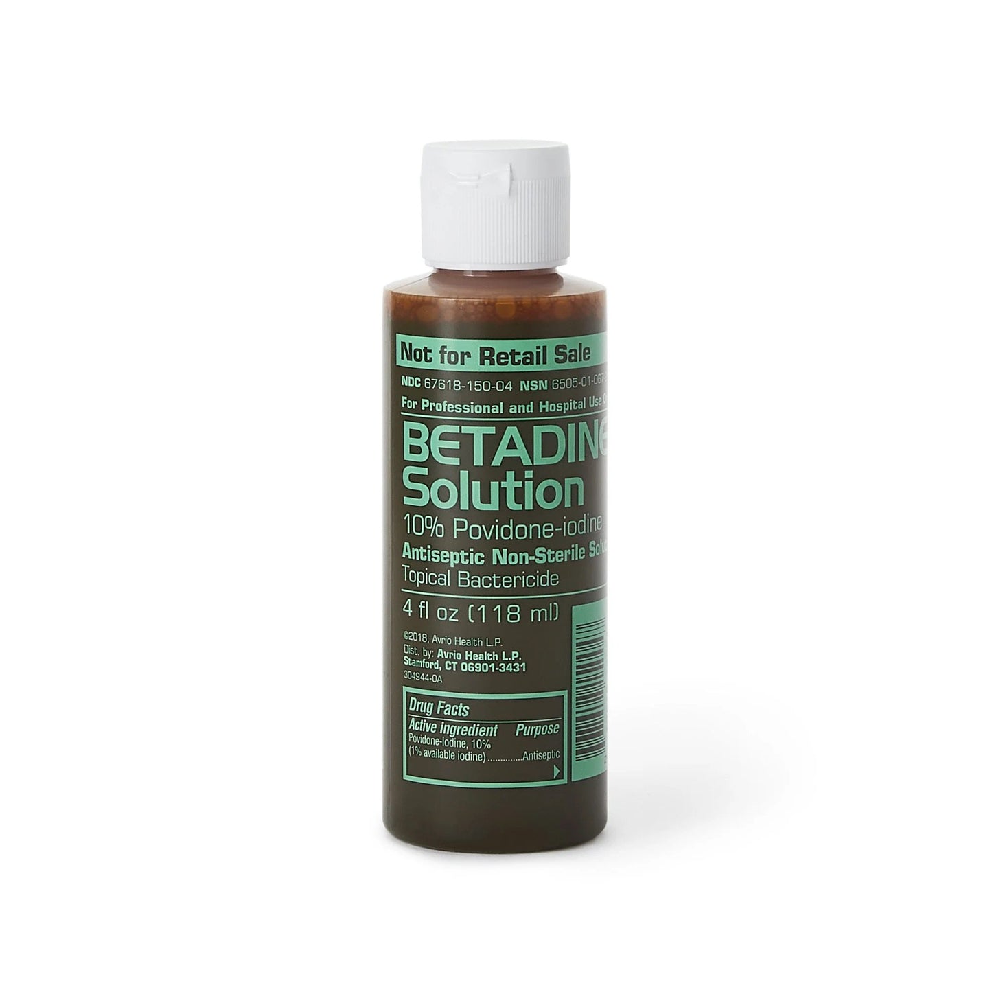 Betadine® Skin Prep Solution 4 oz. Bottle 10% Strength Povidone-Iodine NonSterile (1257414_EA)