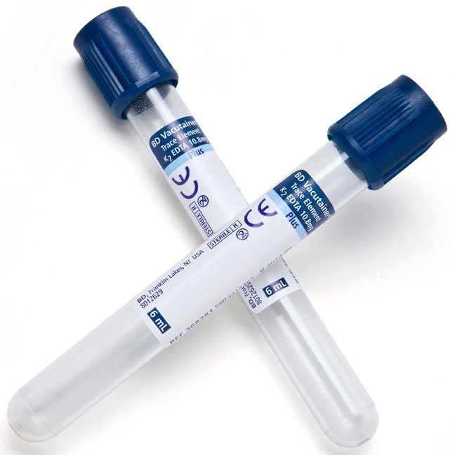 BD Vacutainer® SPC Plus Venous Blood Collection Tube K2 EDTA Additive 6 mL BD Hemogard™ Closure Plastic Tube (512684_CS)