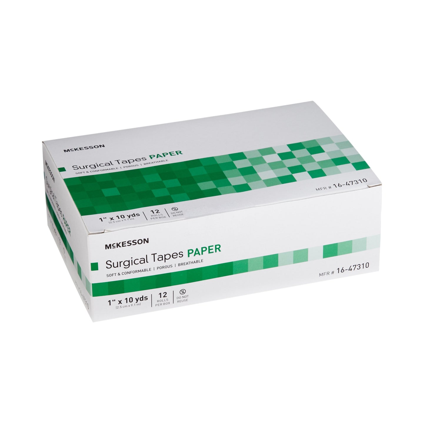 McKesson Medical Tape White 1 Inch X 10 Yard Paper NonSterile (455531_CS)