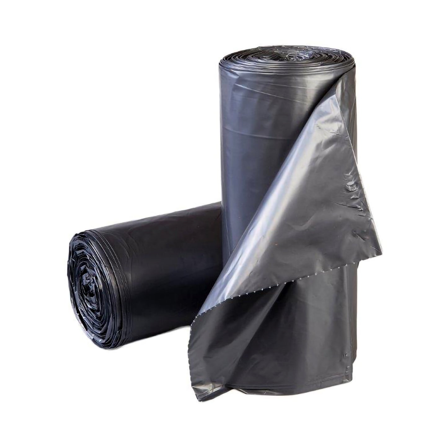 McKesson Trash Bag 45 gal. Gray LLDPE 1.1 mil 38 X 58 Inch Star Seal Bottom Coreless Roll (1137651_CS)