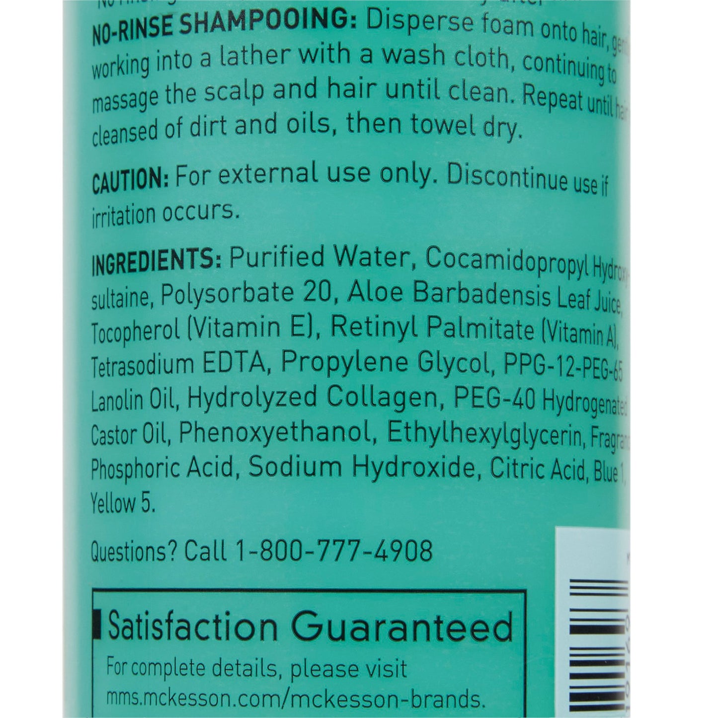 McKesson Rinse-Free Body Wash Foaming 9 oz. Pump Bottle Cucumber Melon Scent (877020_CS)