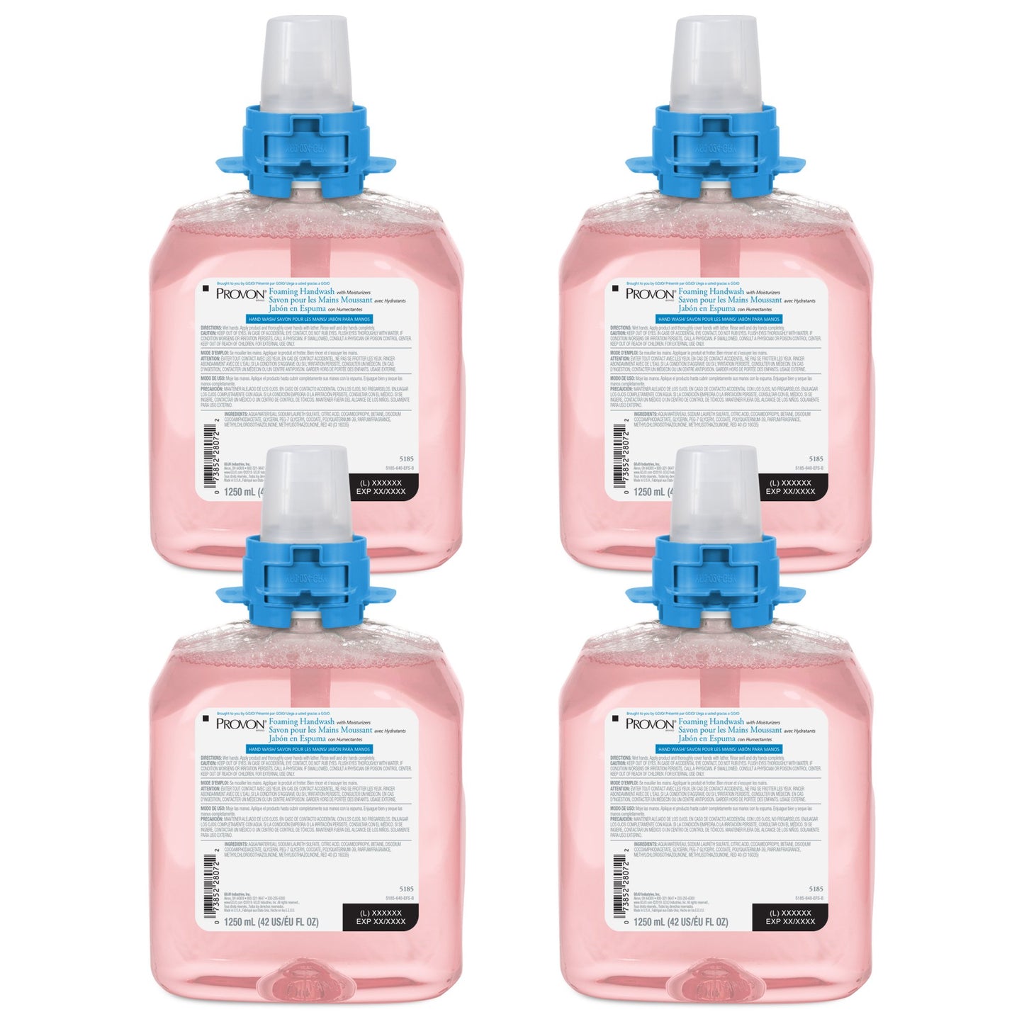 PROVON® Soap Foaming 1,250 mL Dispenser Refill Bottle Cranberry Scent (1165668_CS)