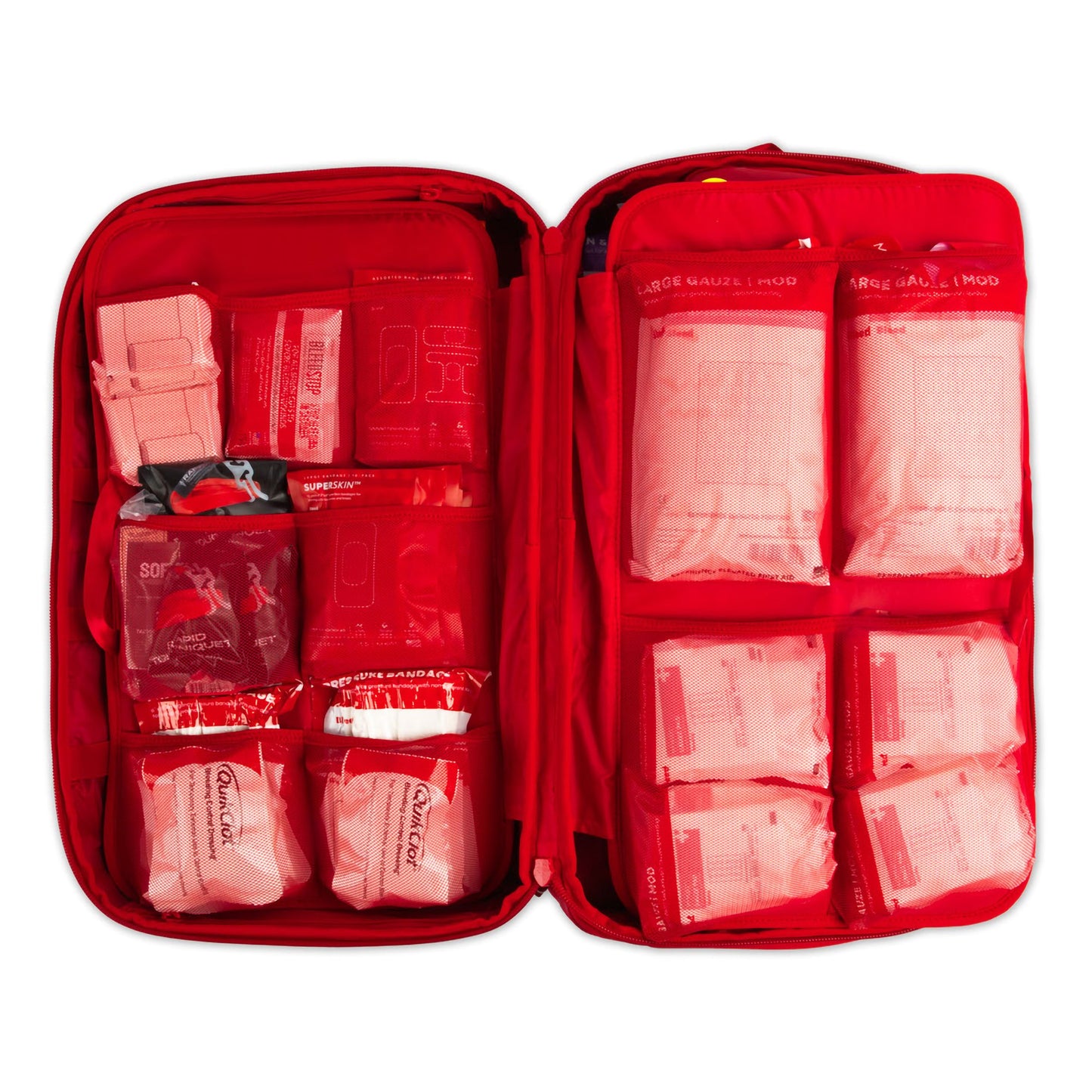 My Medic™ The MEDIC Pro First Aid Kit 10 Person Red Nylon Backpack (1207727_EA)