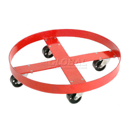 Global Industrial Drum Dolly for 30 Gallon Drum - Rubber Wheels 600 Lb. Capacity (WB233886)