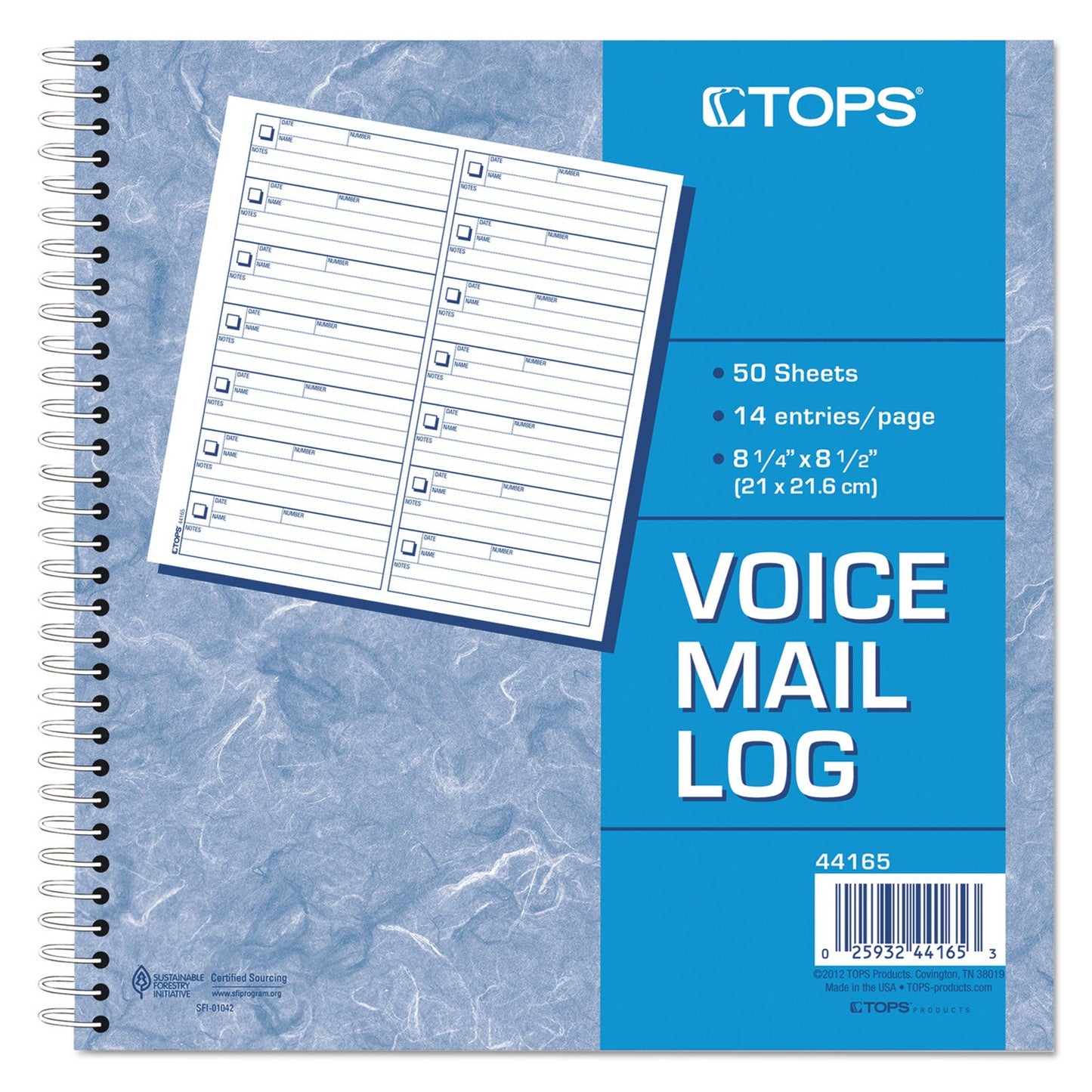 tops-voice-mail-log-book-num-top44165_2