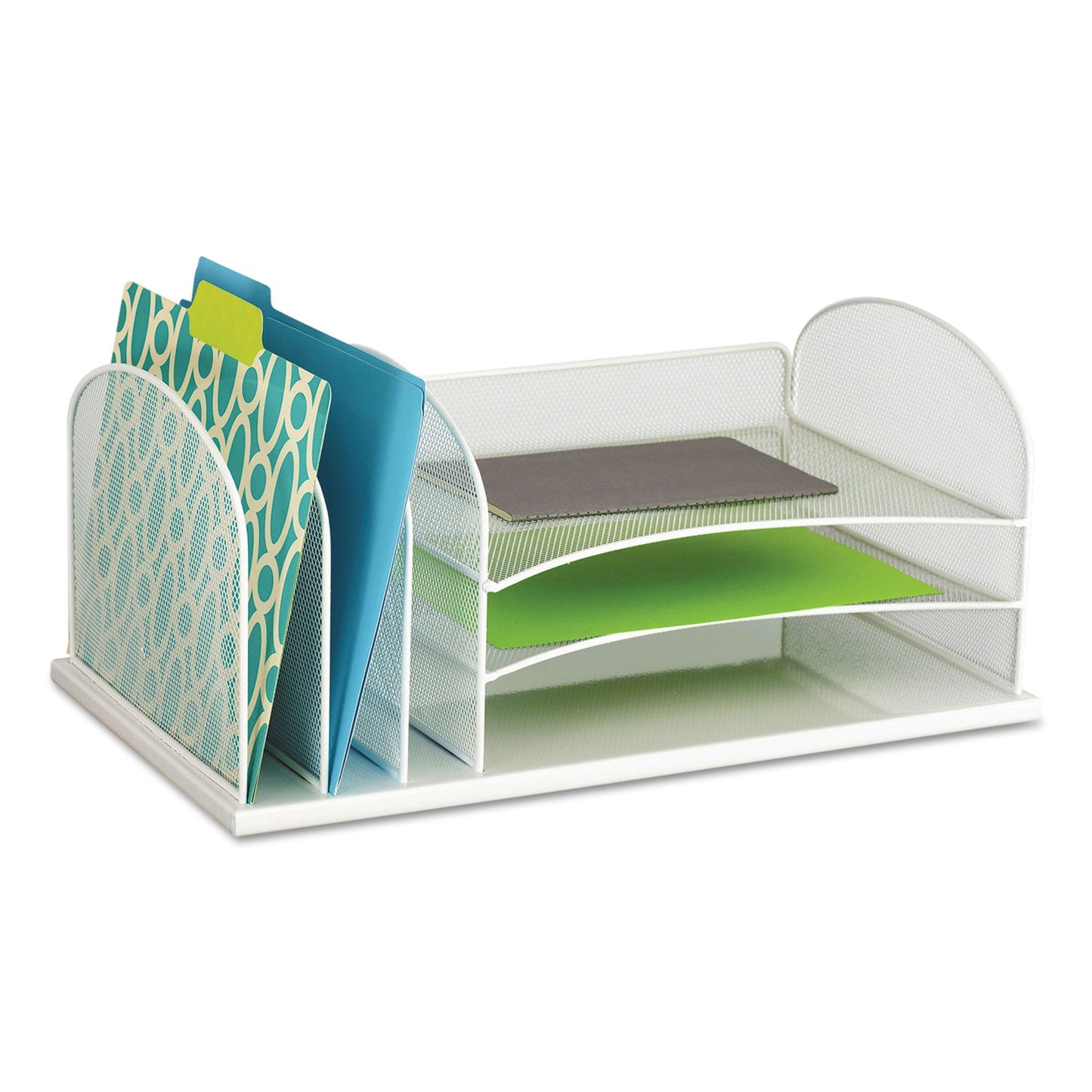 safco-onyx-desk-organizer-with-three-horizontal-and-three-upright-sections-num-saf3254wh_1