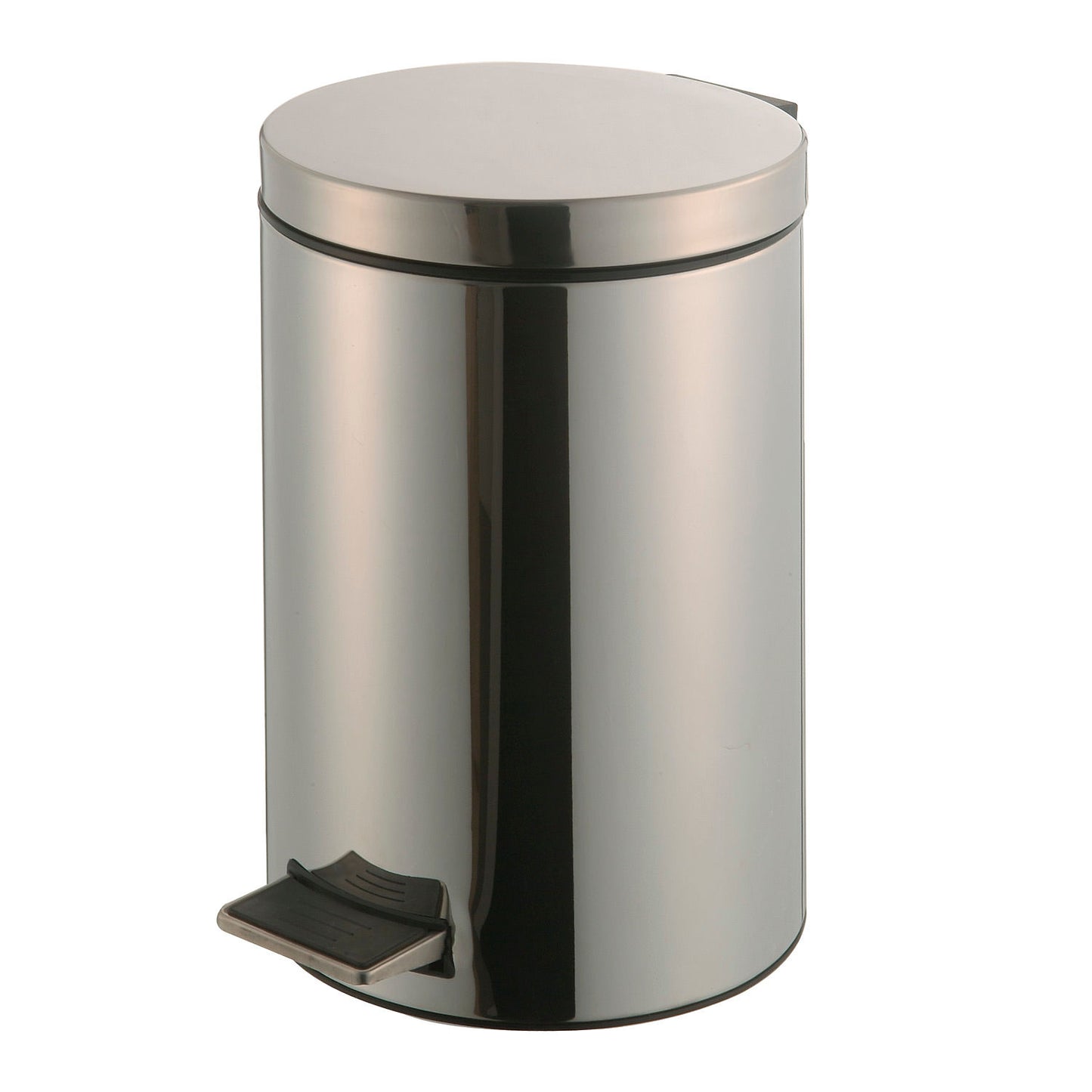 Global Industrial 3-1/2 Gallon Step On Trash Can - Stainless Steel (WB237752SS)