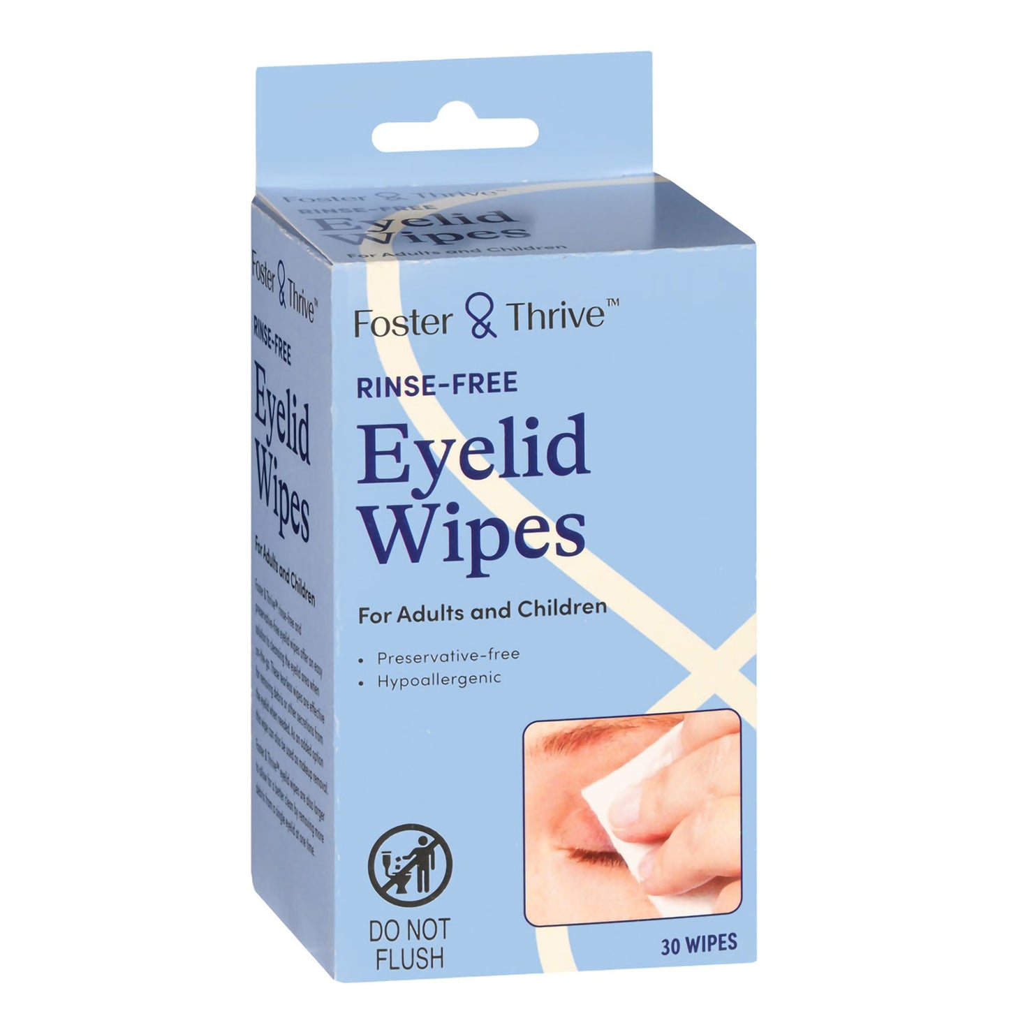 Foster & Thrive™ Eyelid Cleanser 30 per Box Wipe (1238988_BX)