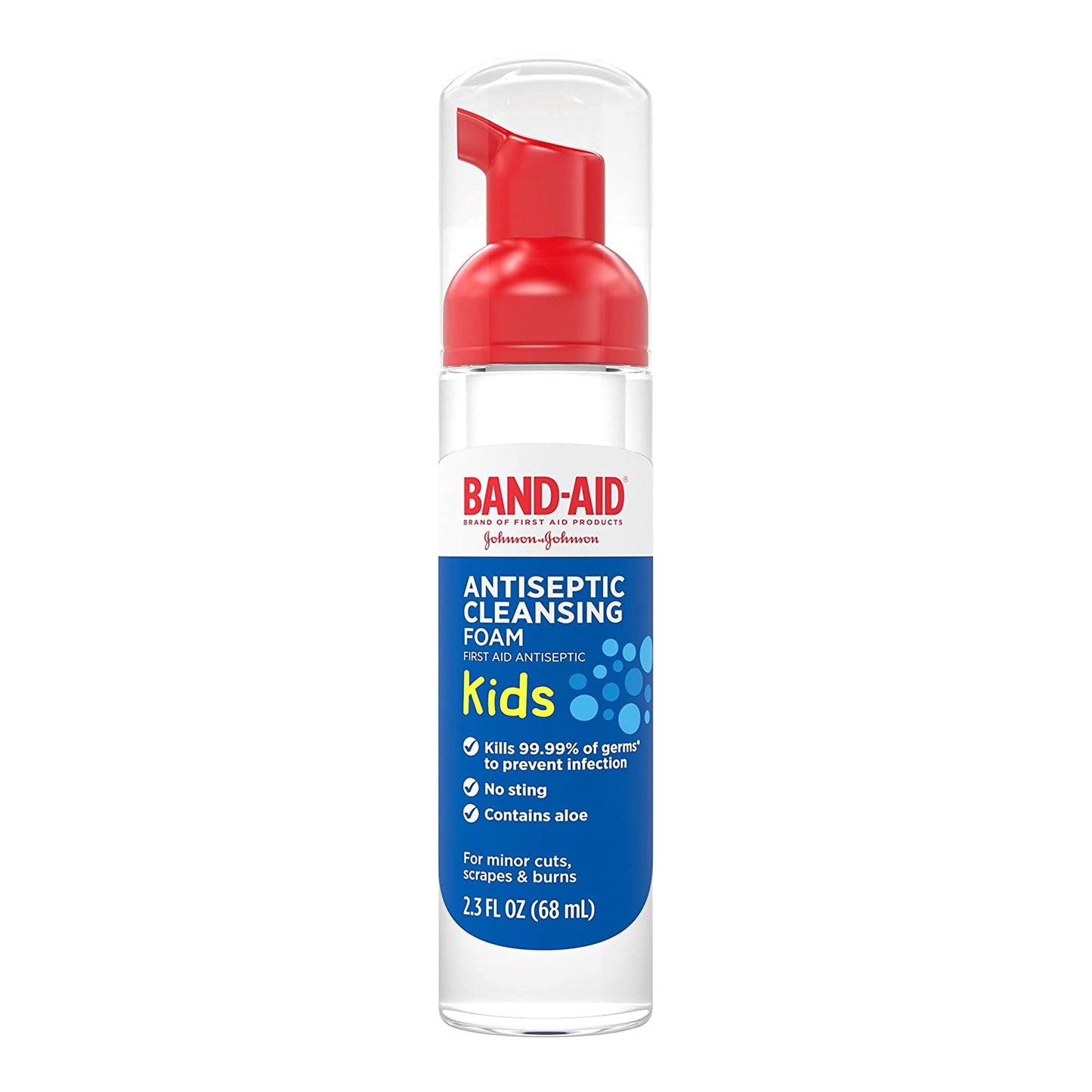 Band-Aid® Antiseptic BZK (Benzalkonium Chloride) Foaming Liquid 2.3 oz. Pump Bottle (1228820_EA)