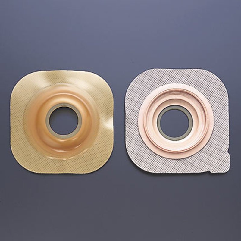 New Image™ FlexWear™ Ostomy Barrier Precut, Standard Wear Without Tape 57 mm Flange Red Code System 1-1/4 Inch Opening (474636_BX)