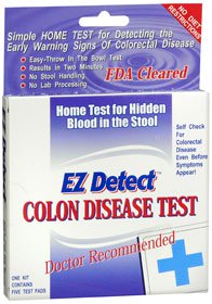 EZ Detect™ Cancer Screening Test Kit Fecal Occult Blood Test (FOBT) 5 Tests CLIA Waived (739654_BX)