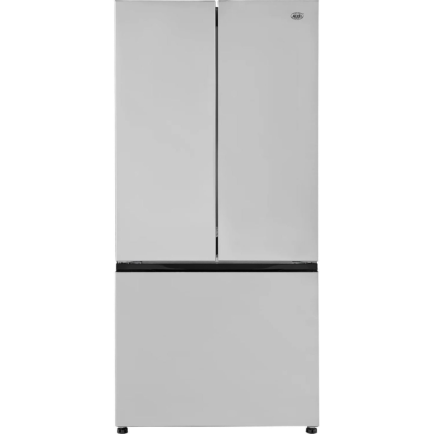 Global Industrial Nexel Refrigerator & Freezer Combo, 18 Cu. Ft., French Doors, Stainless Steel (WB243229)