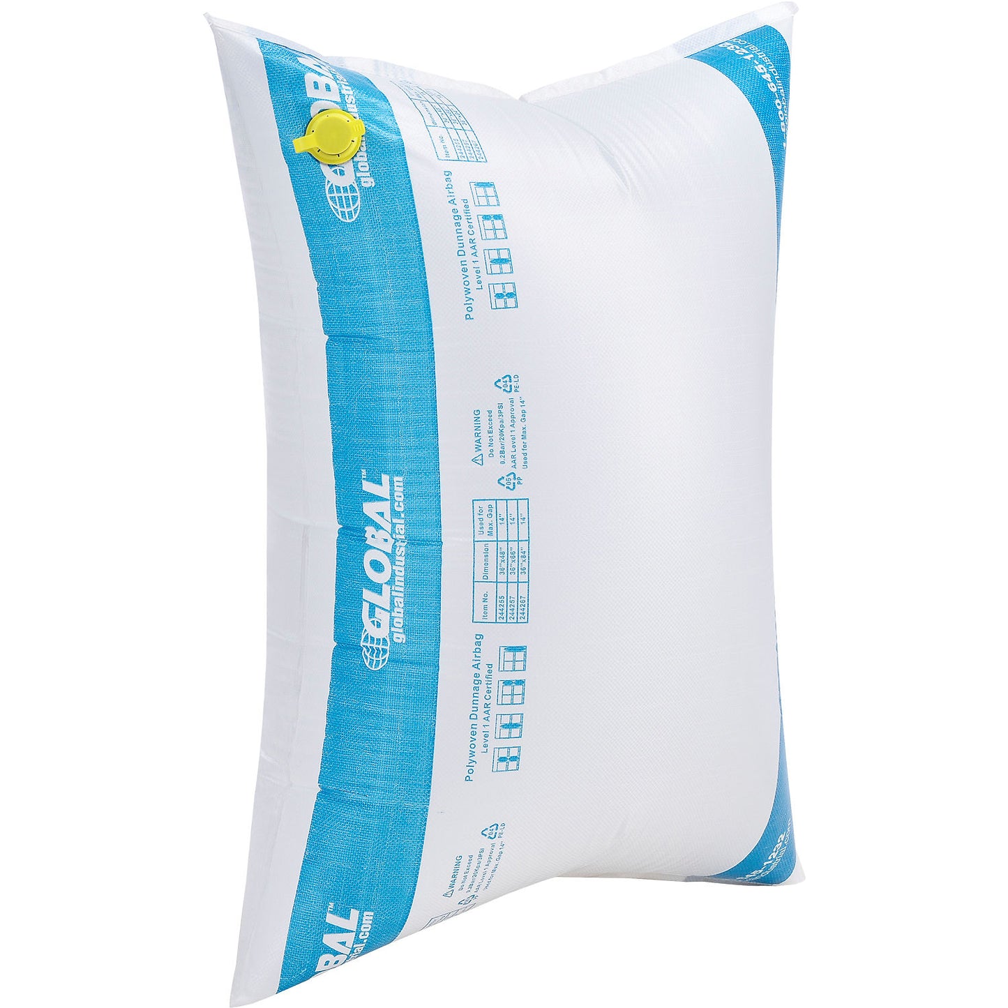Global Industrial Polywoven Dunnage Air Bags, 2 Ply, 36"W x 48"L (WB244255)