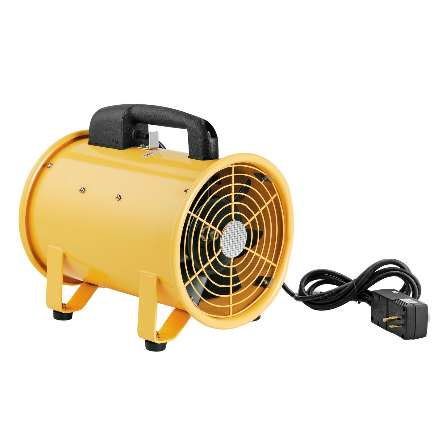 Global Industrial 8" Confined Space Blower Fan, 2 Speed, 570 CFM, 1/8 HP (WB246340)