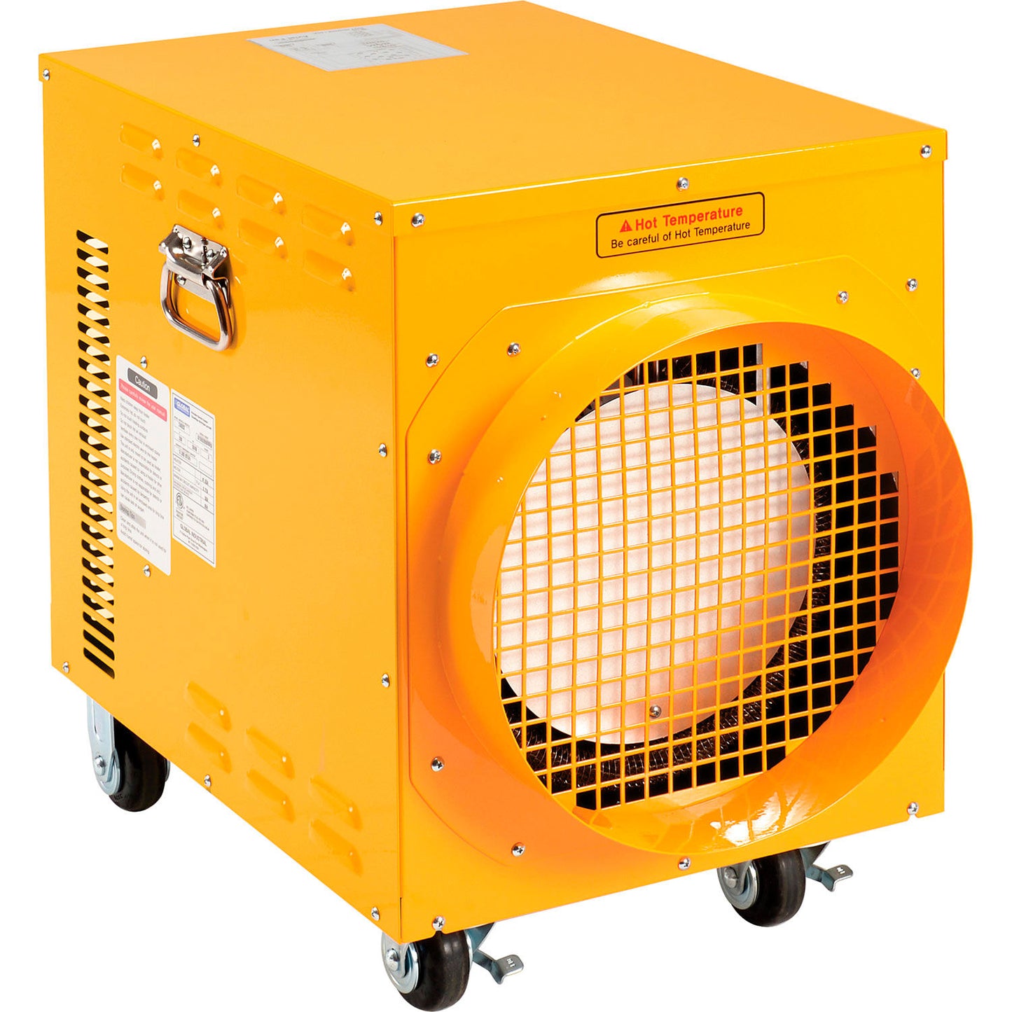 Global Industrial Portable Electric Heater, Adjustable Thermostat, 208V, 3 Phase, 15000W (WB246552)