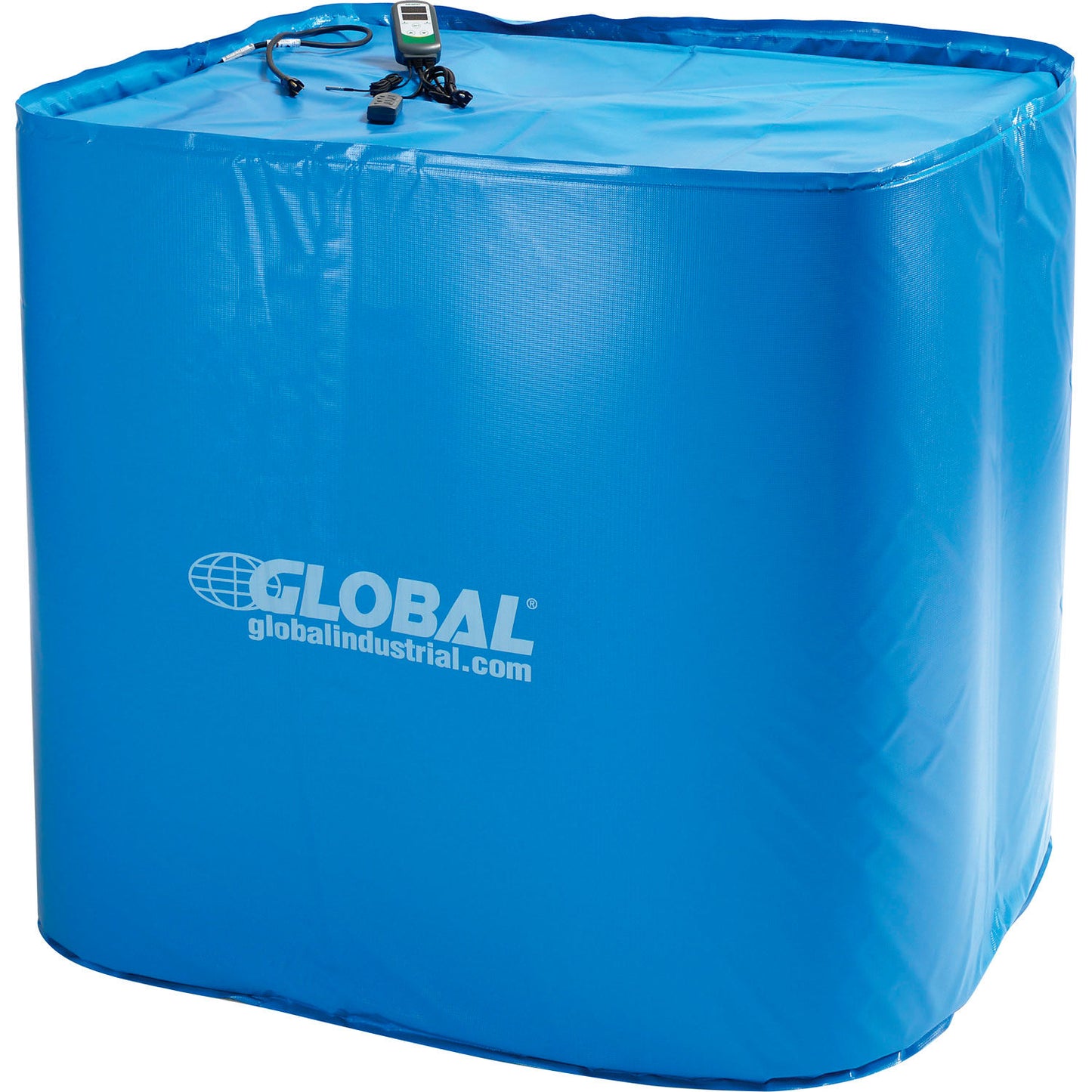 Global Industrial Insulated Tote Heating Blanket For 275 Gal IBC Tote, Up To 145°F, 120V (WB246554)